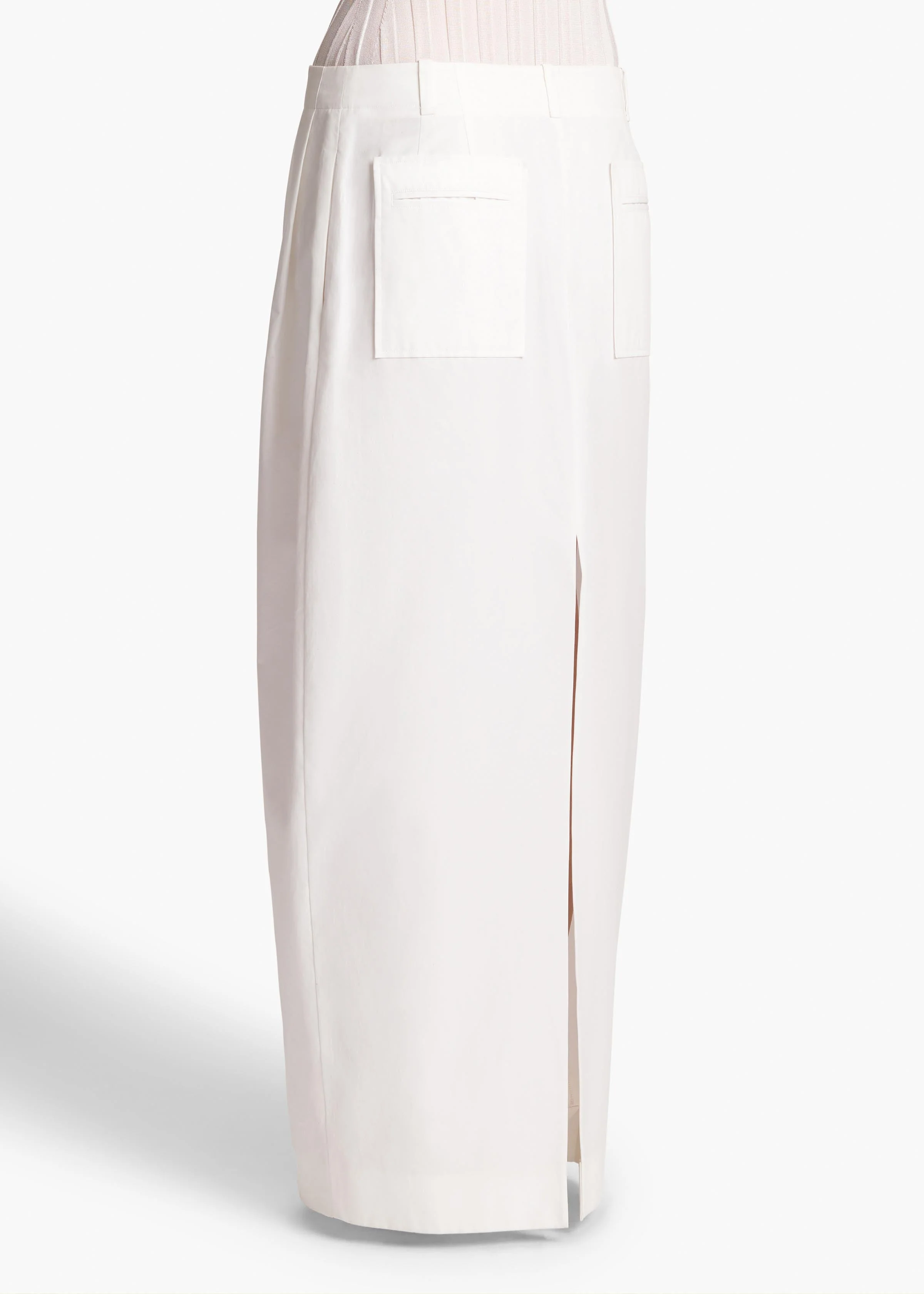 Khaite - Lucian Skirt in White - Image 11