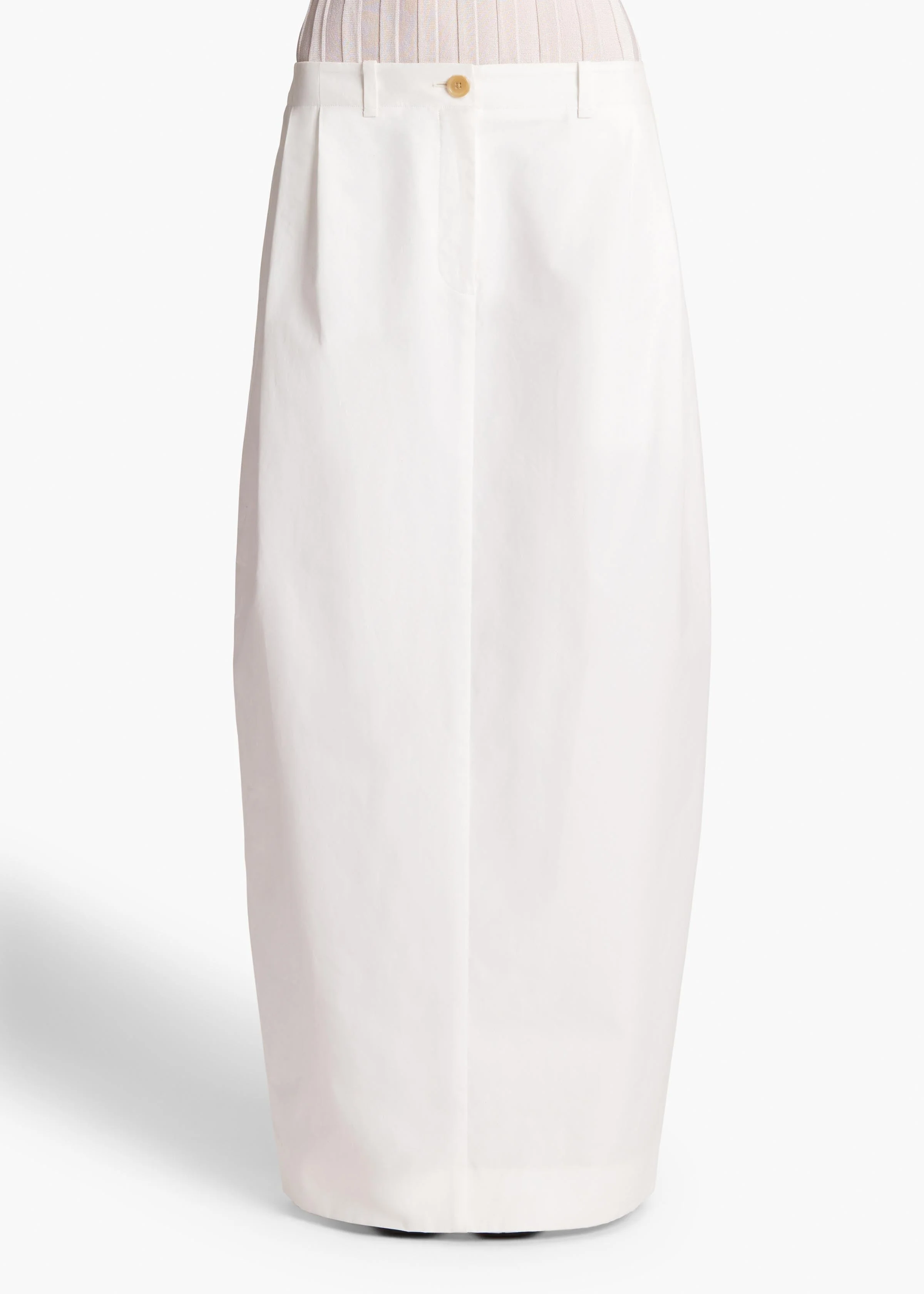 Khaite - Lucian Skirt in White - Image 3