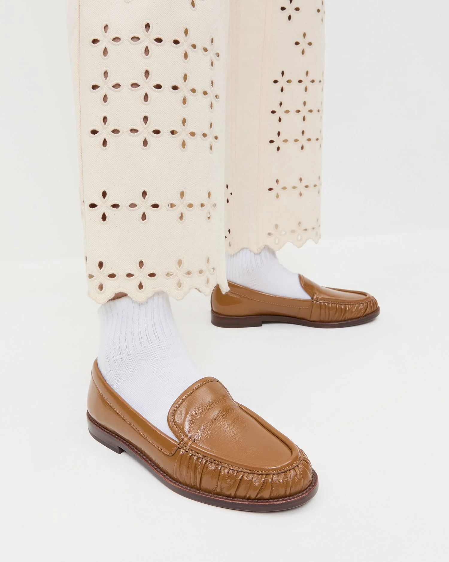 Loeffler Randall - Lucille Safari Leather Loafer - Image 2