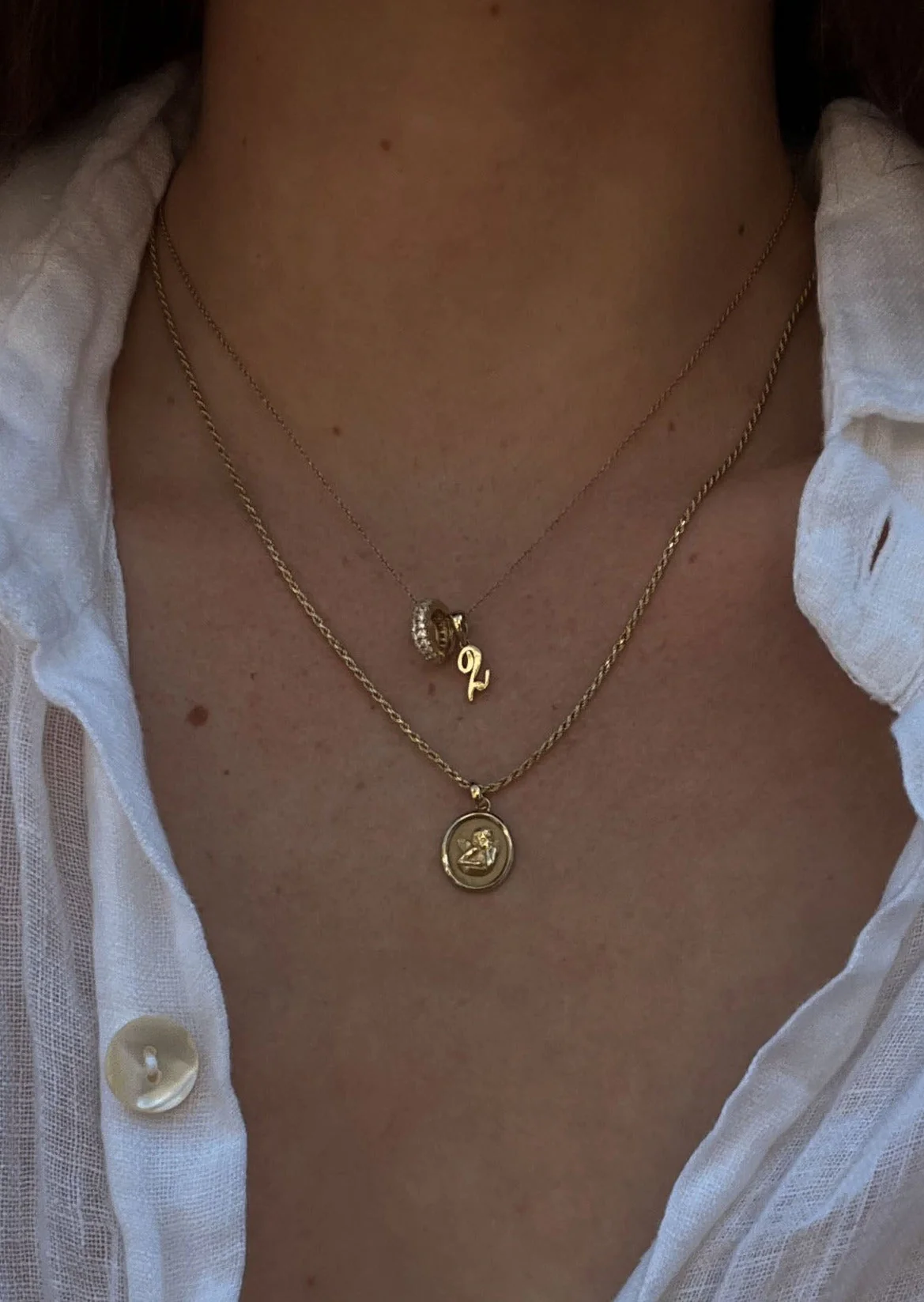 Kinn - Lucky Number Charm Necklace - Image 2