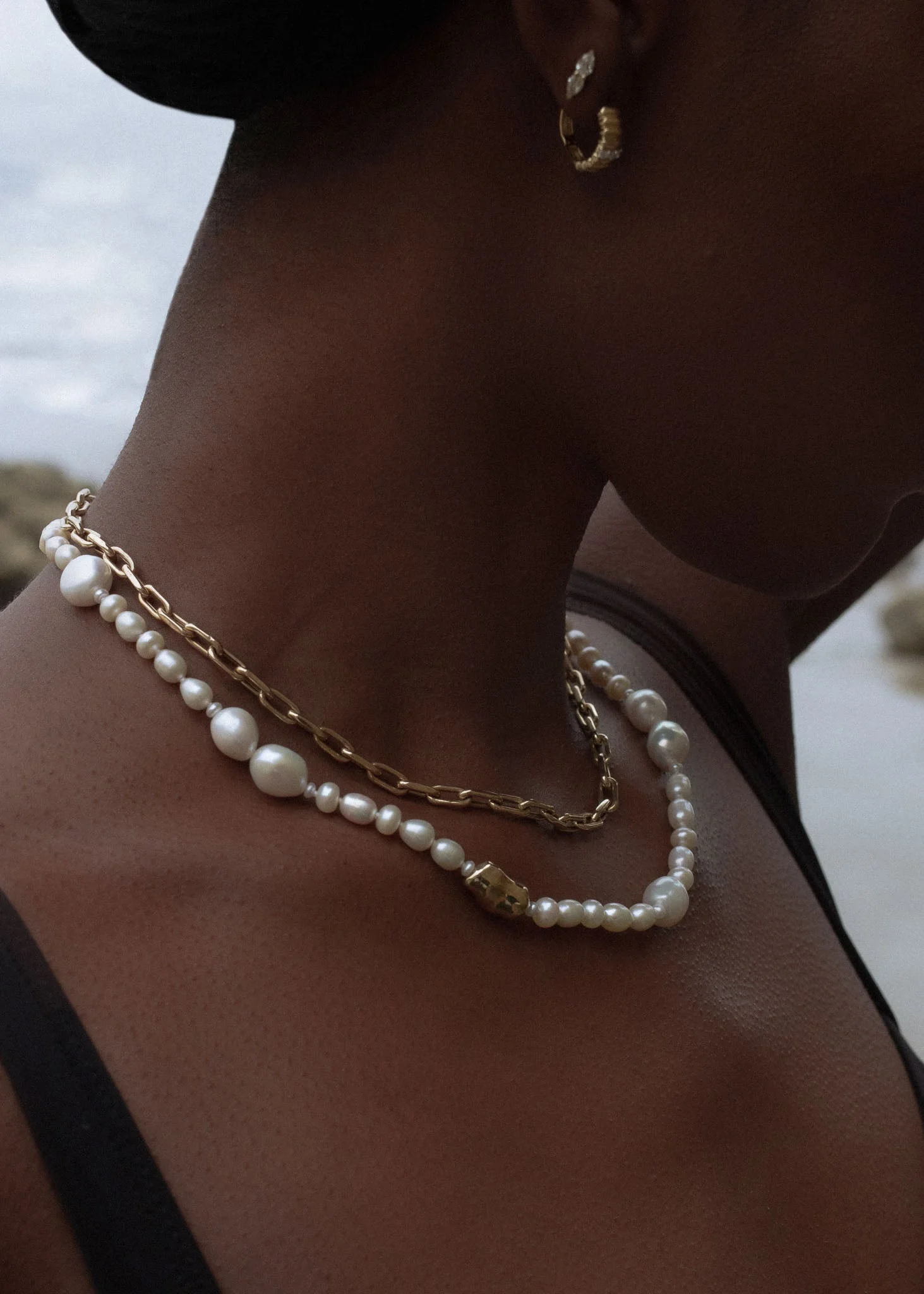 Kinn - Lucy Baroque Pearl Necklace - Image 3