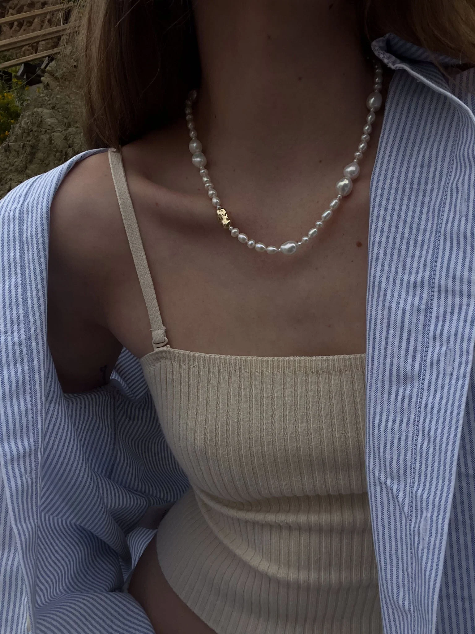 Kinn - Lucy Baroque Pearl Necklace - Image 7
