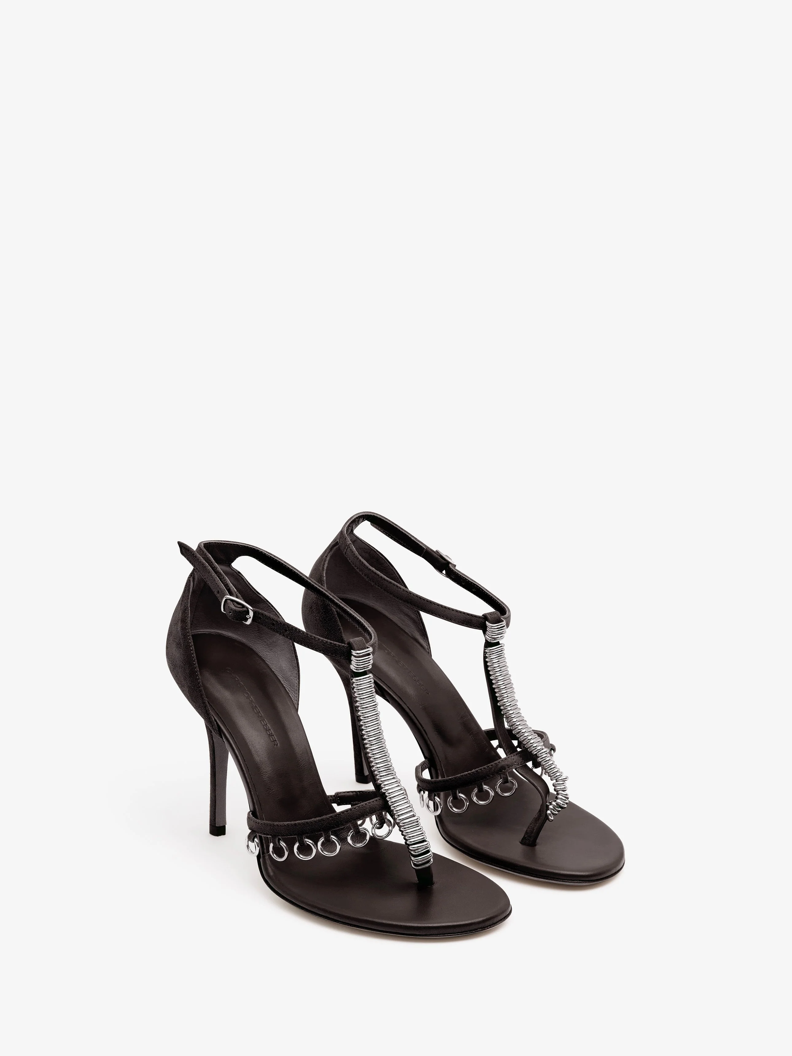 Christopher Esber - Ludo Pierced Suede Heel
