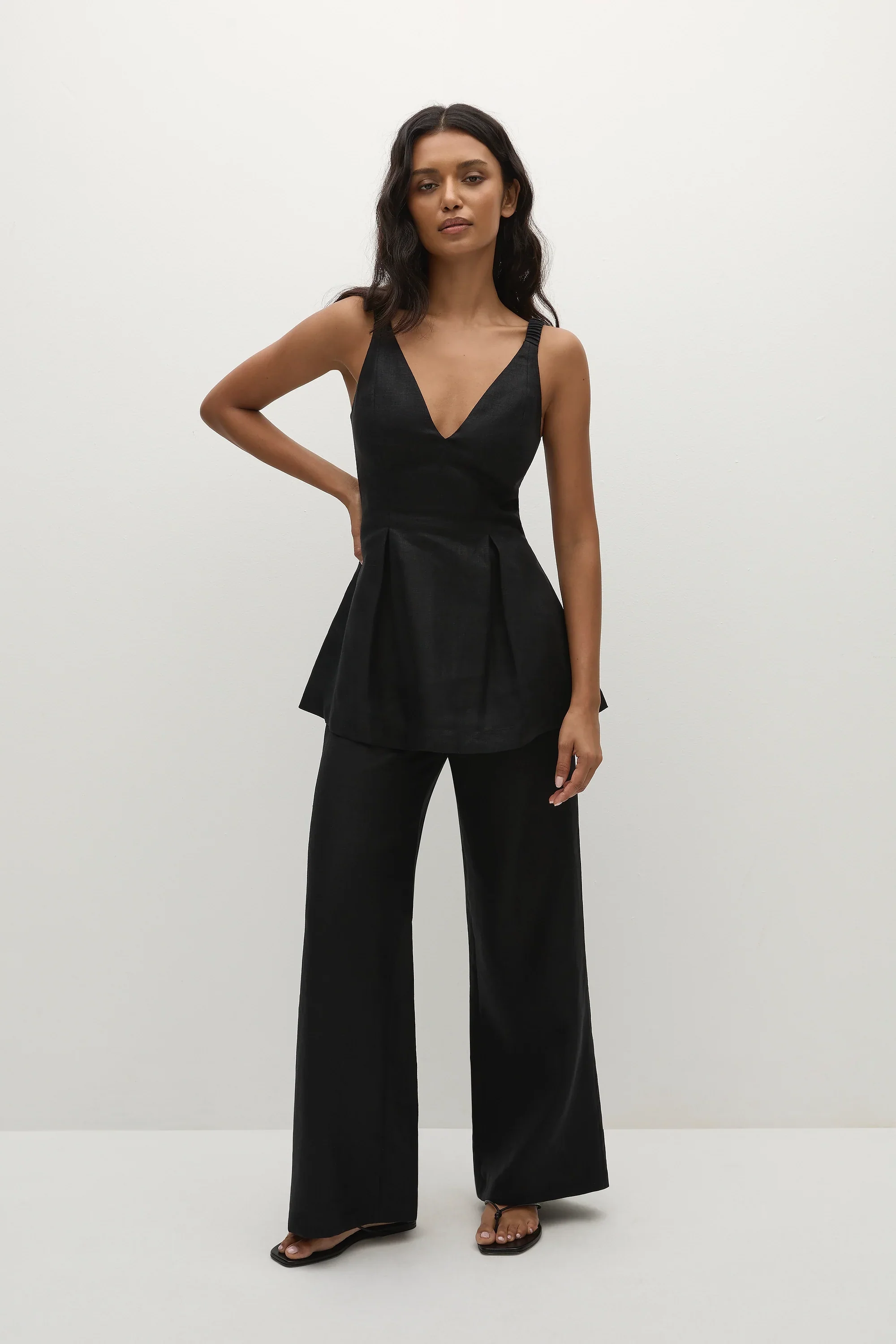 Faithfull - Lulea Pant Black - Final Sale