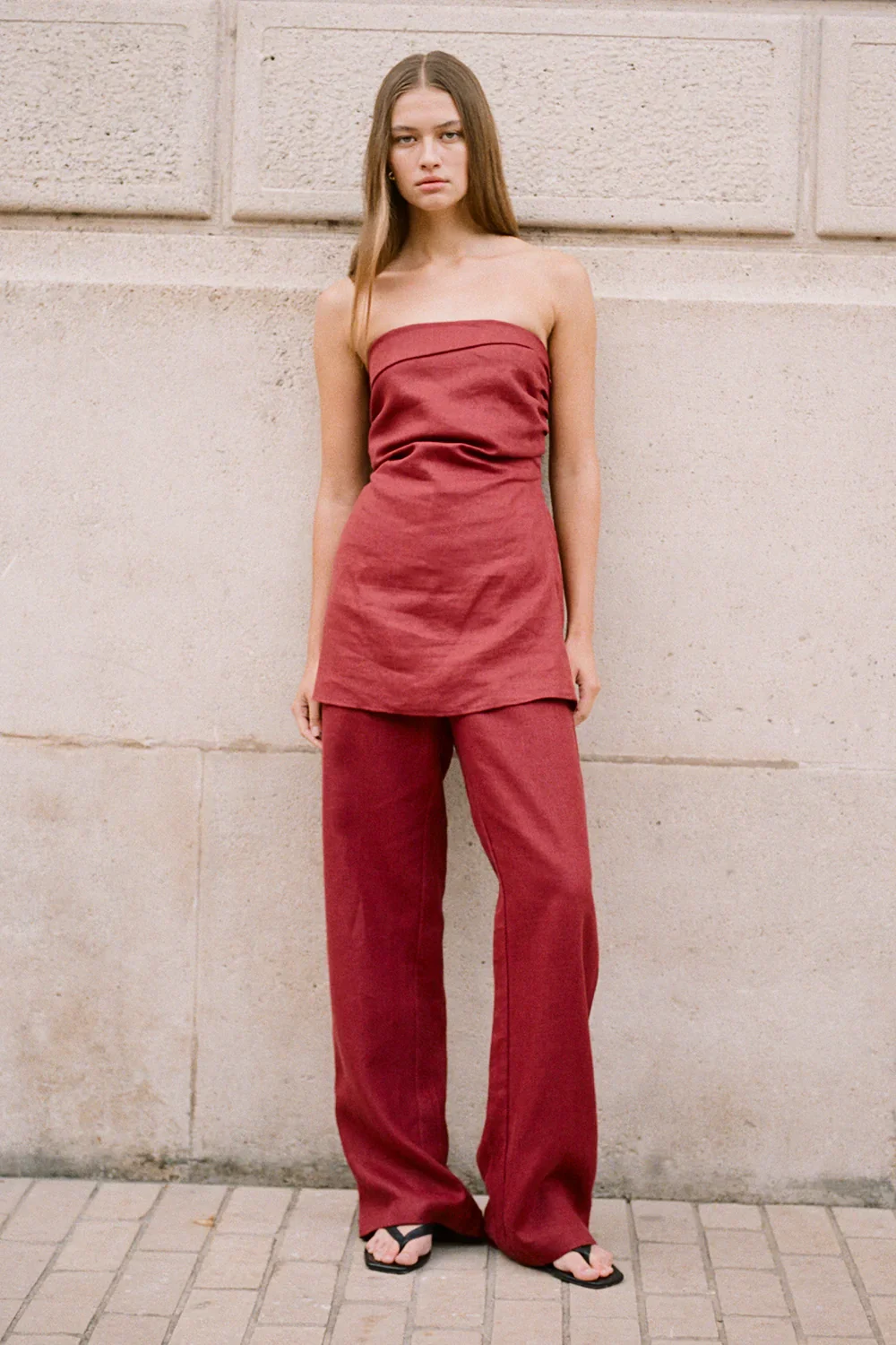 Faithfull - Lulea Pant Wine - Final Sale - Image 2