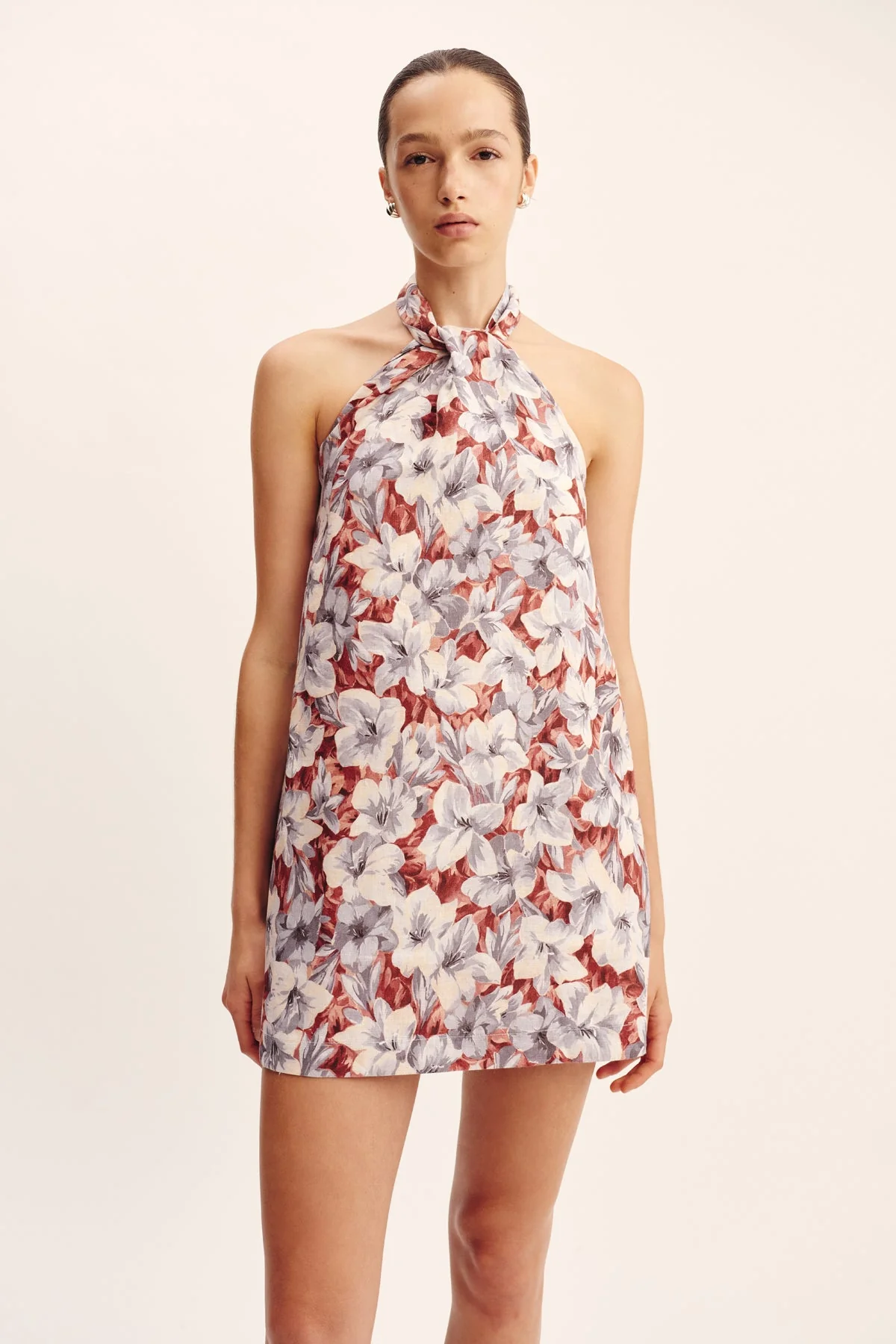 Posse - LUNA HALTER MINI DRESS - LILY GARDEN - Image 3