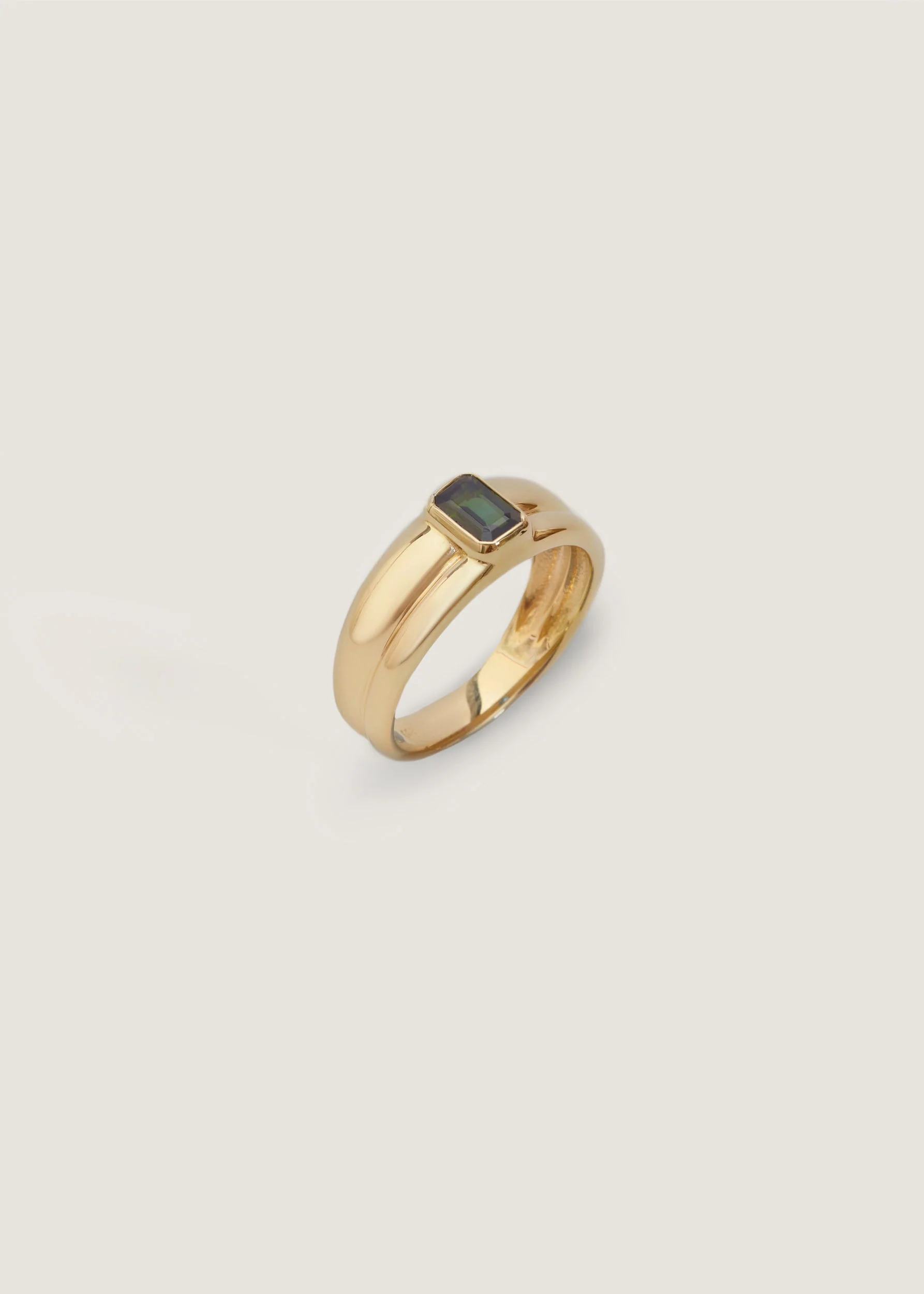 Kinn - Luna Layered Ring Green Tourmaline - Image 3