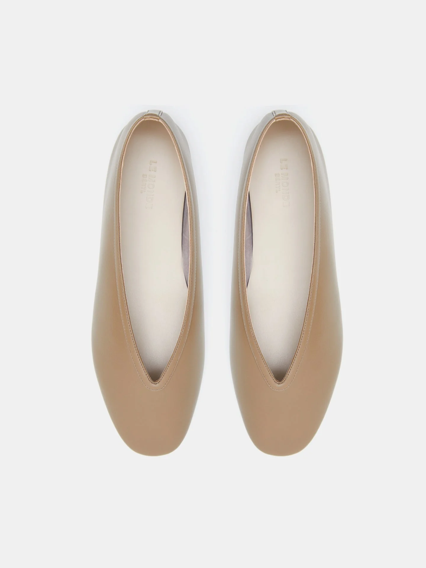 Le Monde Beryl - Luna Slipper / Taupe Leather - Image 3