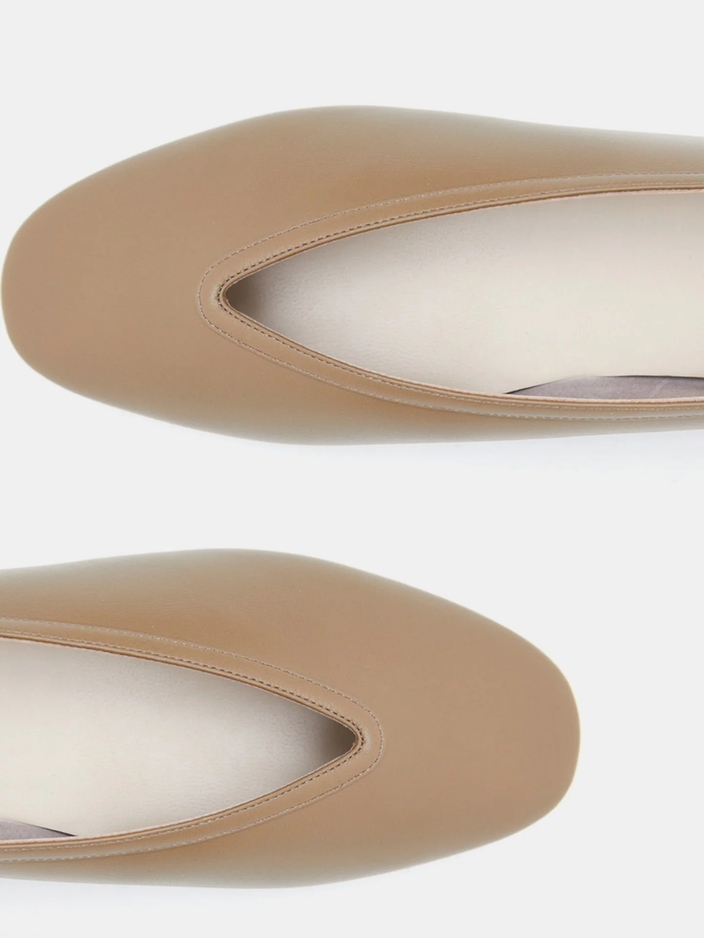 Le Monde Beryl - Luna Slipper / Taupe Leather - Image 5