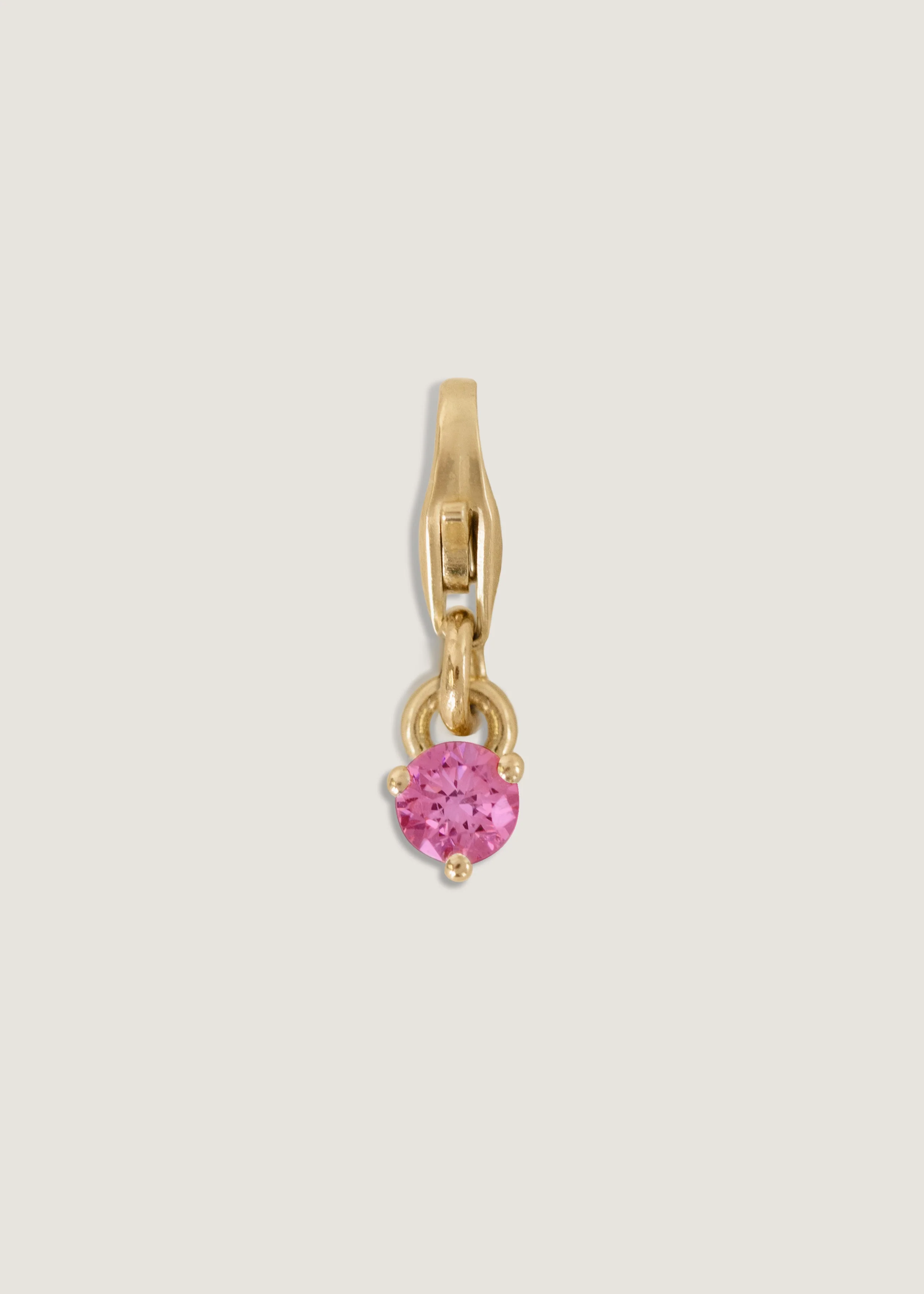 Kinn - Ma - eum Birthstone Charm Pink Tourmaline