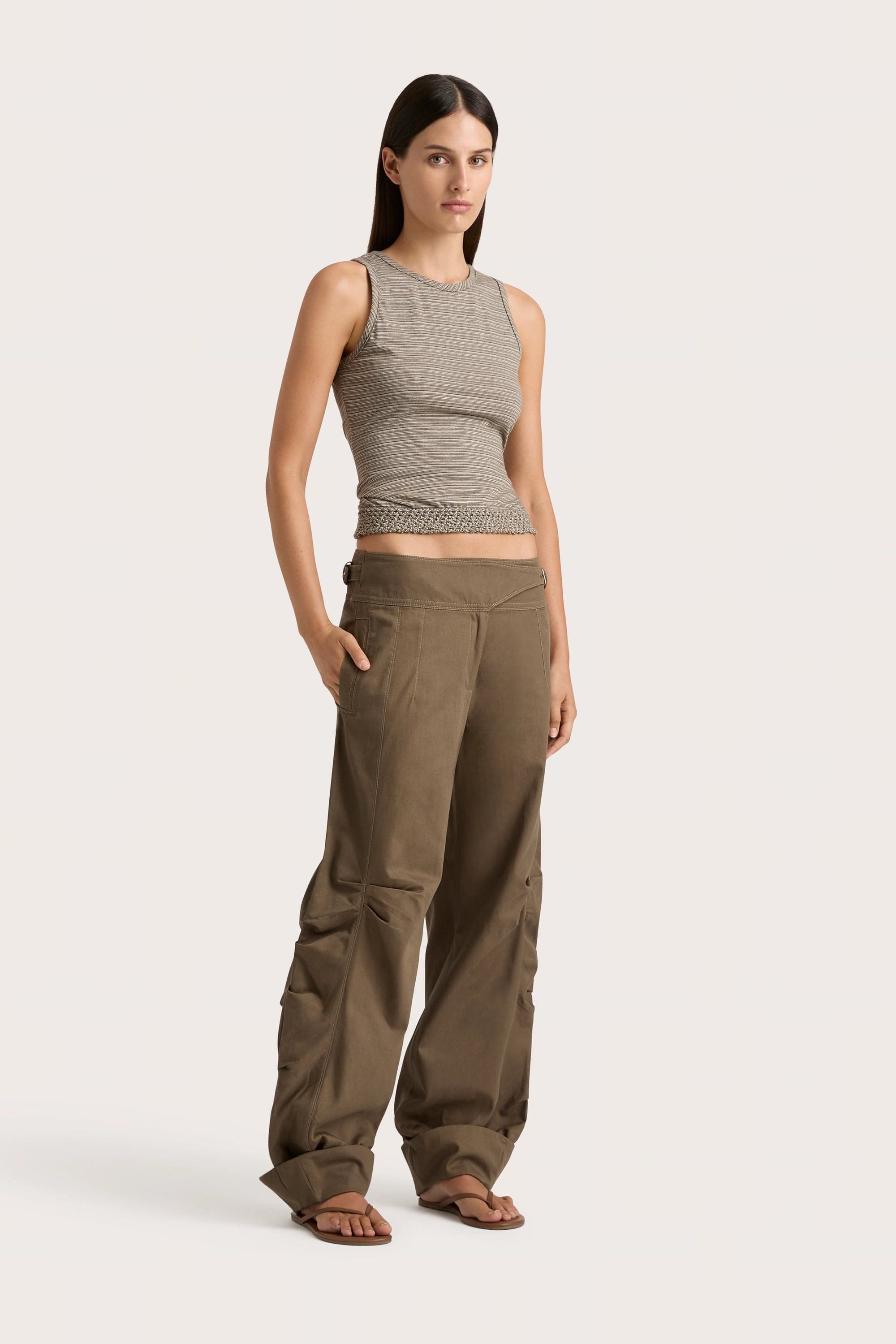 Faithfull - Maceio Top Walnut Stripe - Final Sale - Image 2