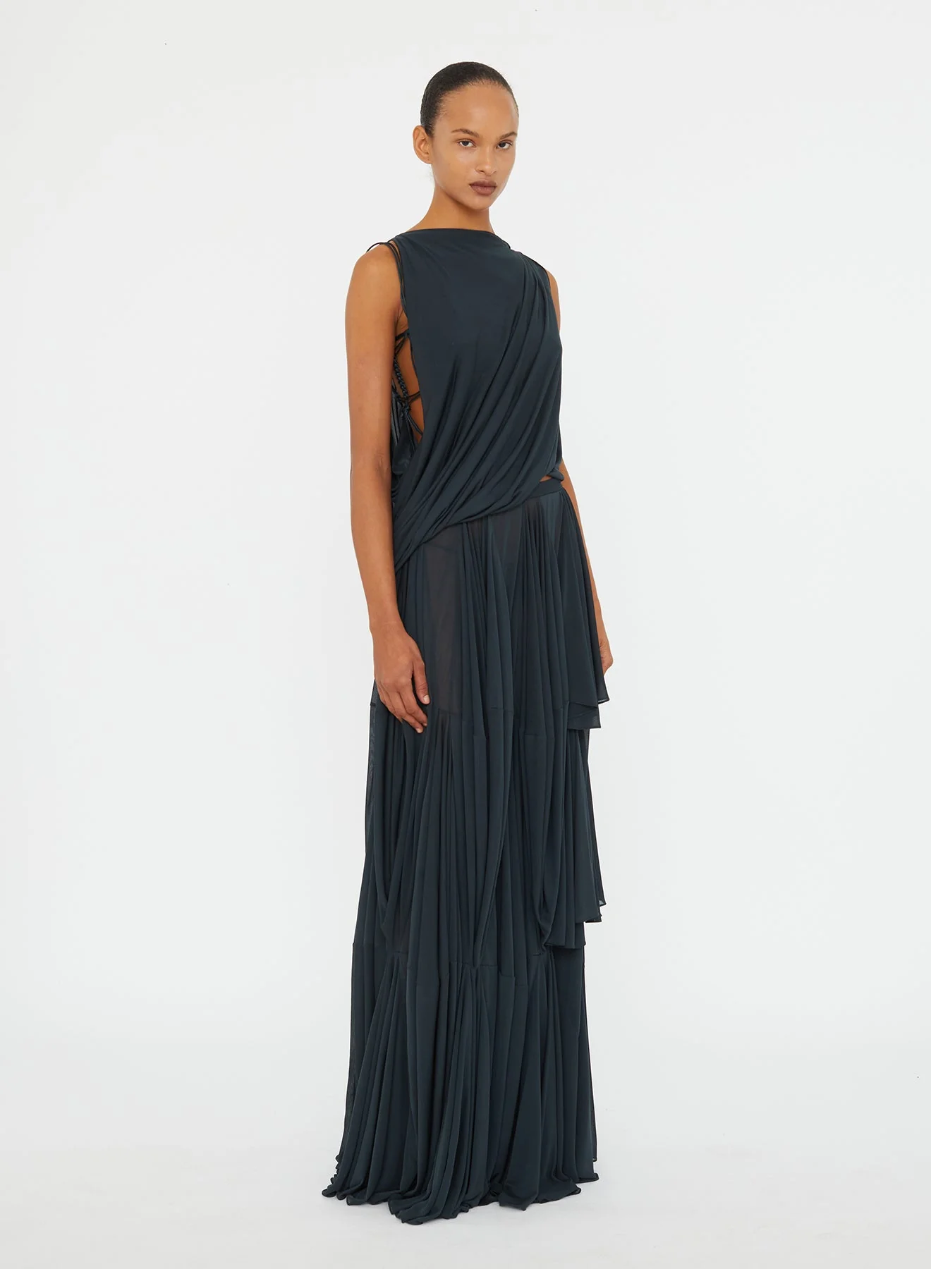 Christopher Esber - Macrame Silk Knot Dropped Armhole Top - Image 6