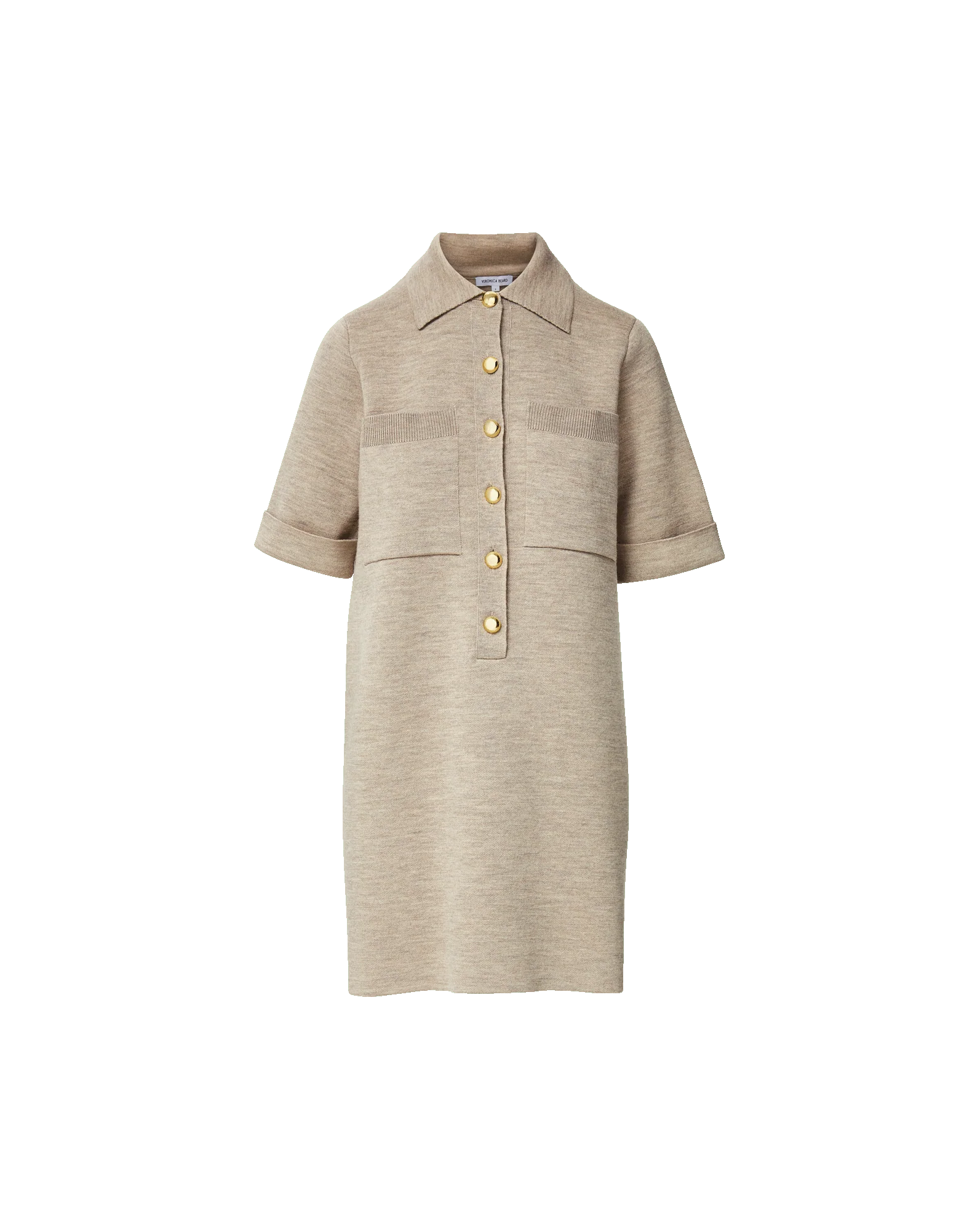 Veronica Beard - Madden Merino Wool Mini Shirtdress - Image 6
