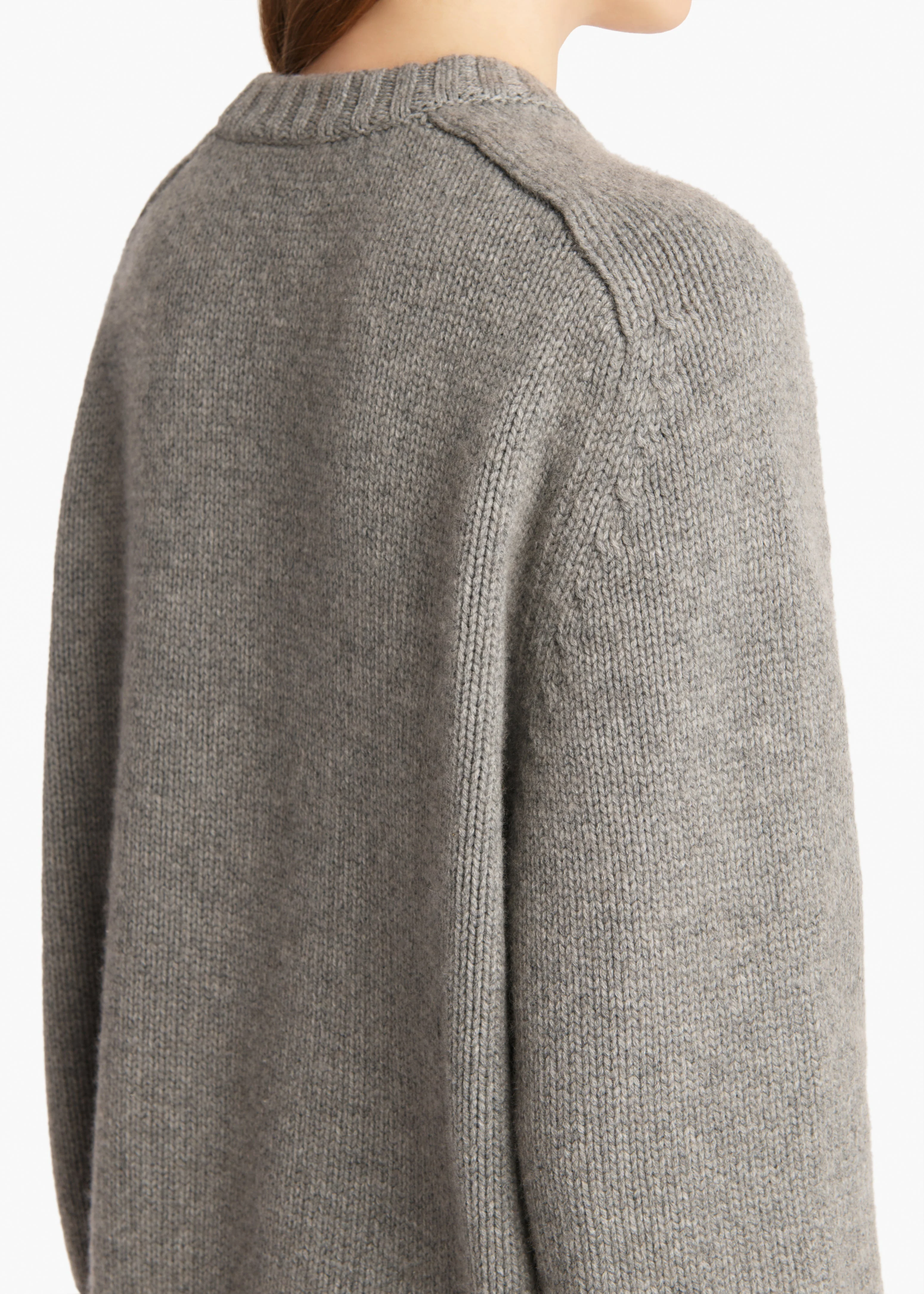 Khaite - Mae Sweater in Warm Grey - Image 6