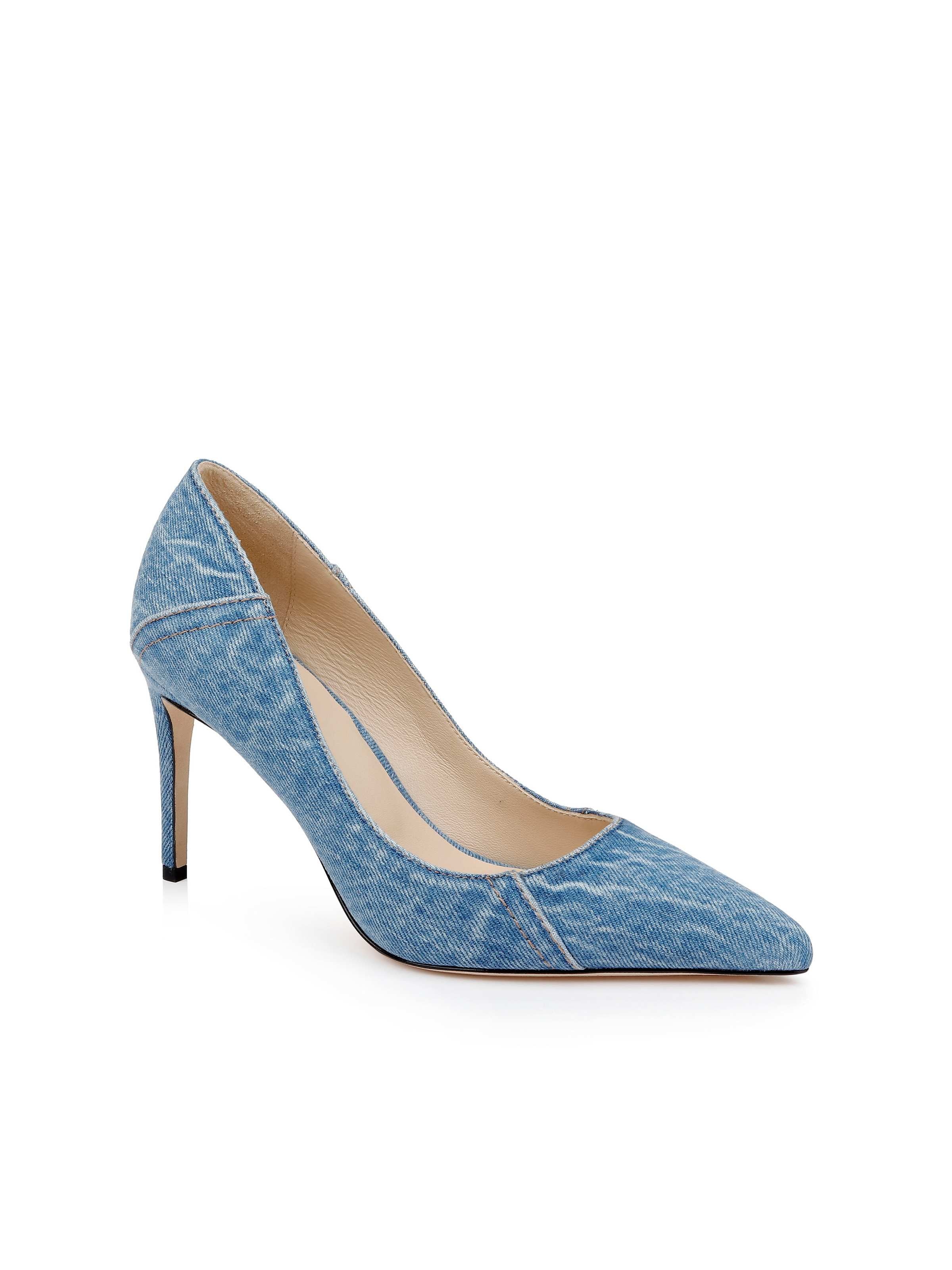 L'AGENCE - Maelle Denim Pump - Image 6