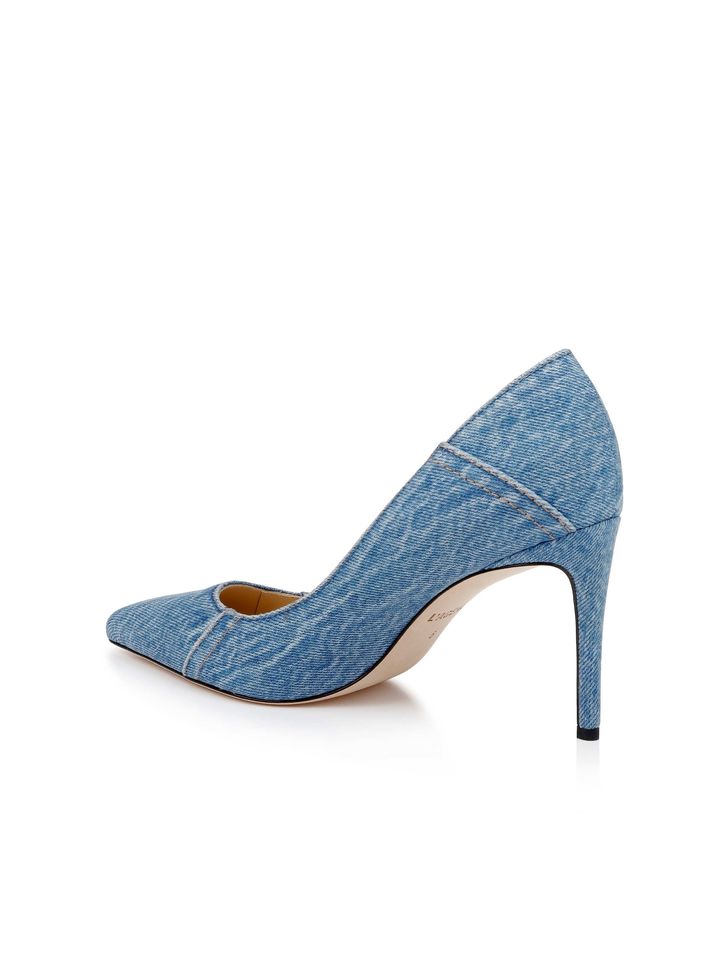 L'AGENCE - Maelle Denim Pump - Image 7