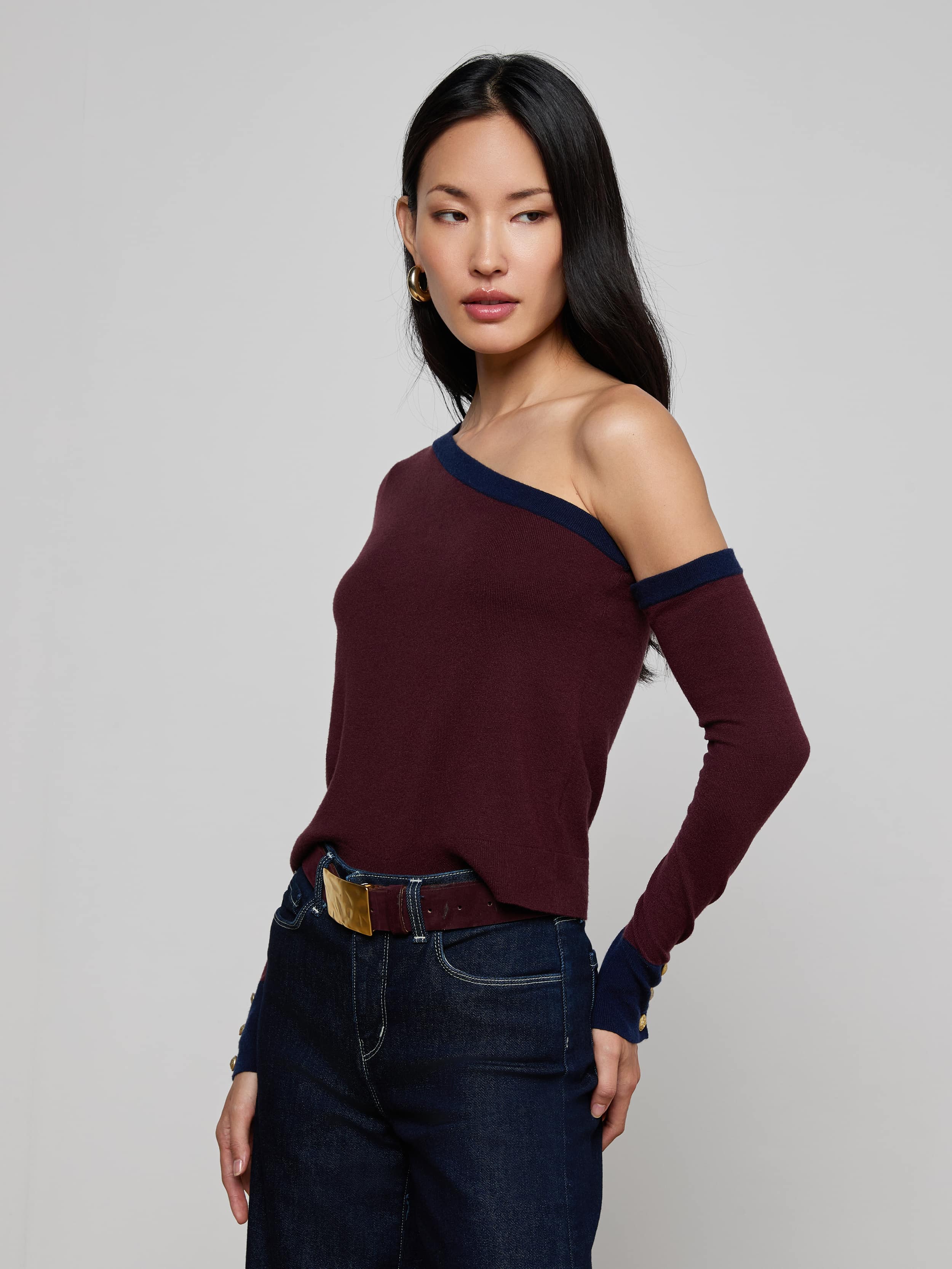 L'AGENCE - Maeva One - Shoulder Top - Image 2