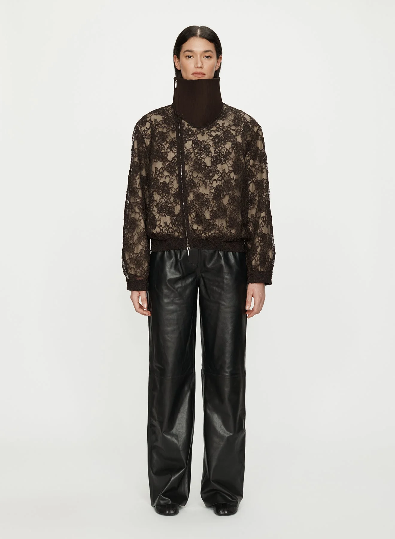 Christopher Esber - Mahara Lace Bomber Jacket