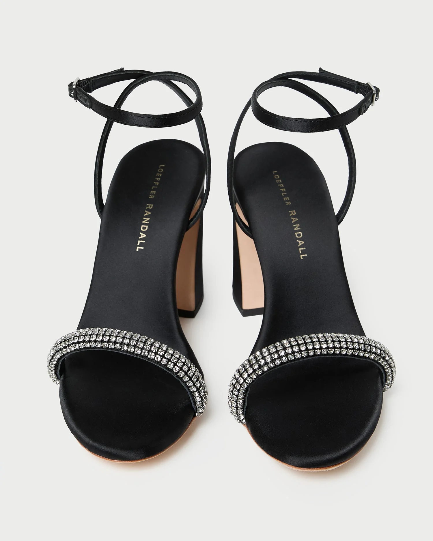 Loeffler Randall - Malia Black/Diamond Curved - Heel Sandal - Image 3