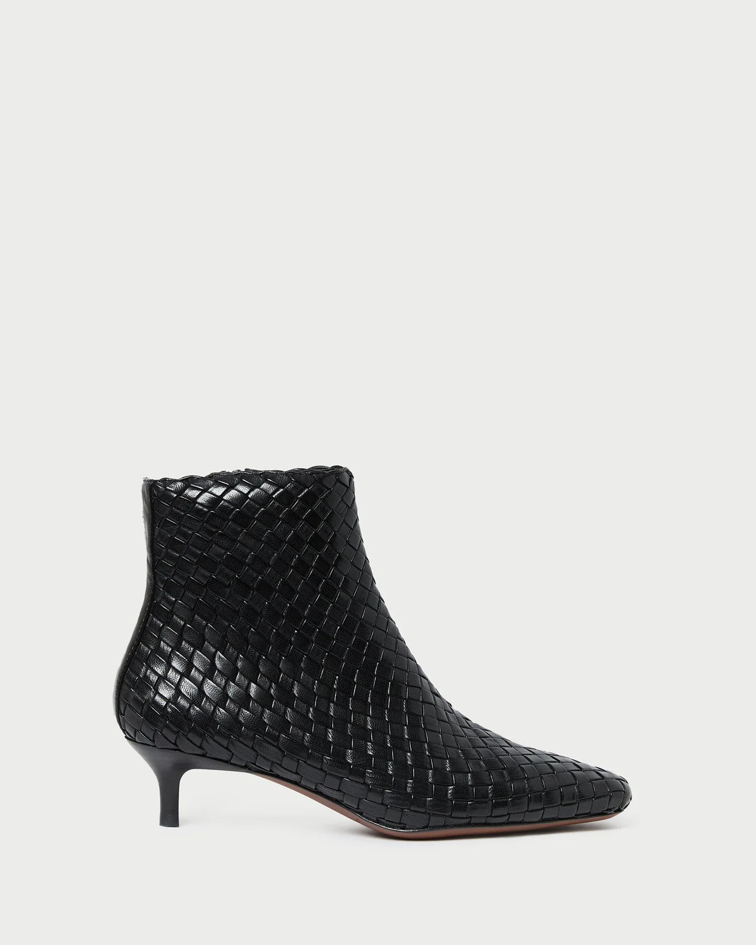 Loeffler Randall - Marcella Black Woven Ankle Boot
