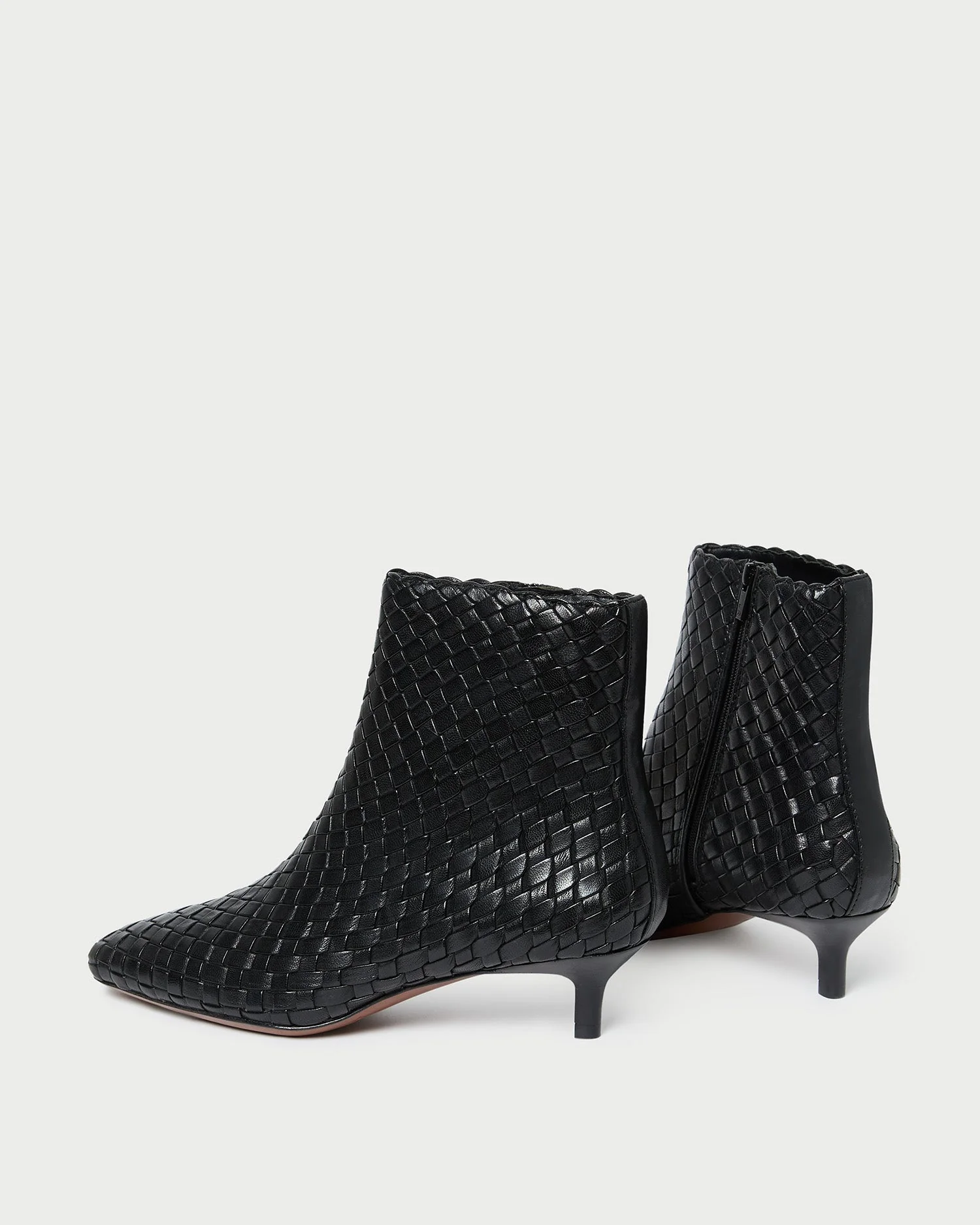 Loeffler Randall - Marcella Black Woven Ankle Boot - Image 5