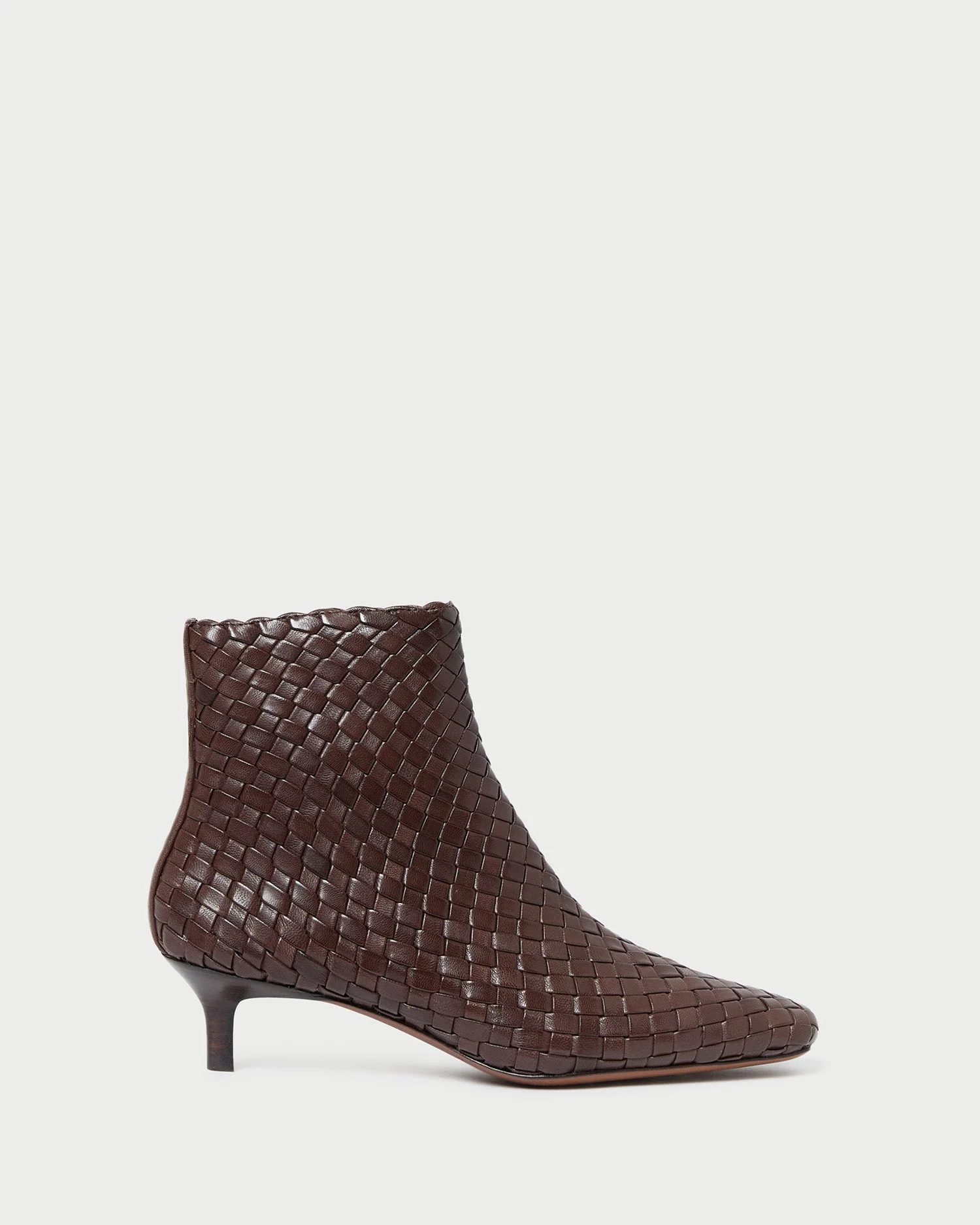Loeffler Randall - Marcella Espresso Woven Ankle Boot