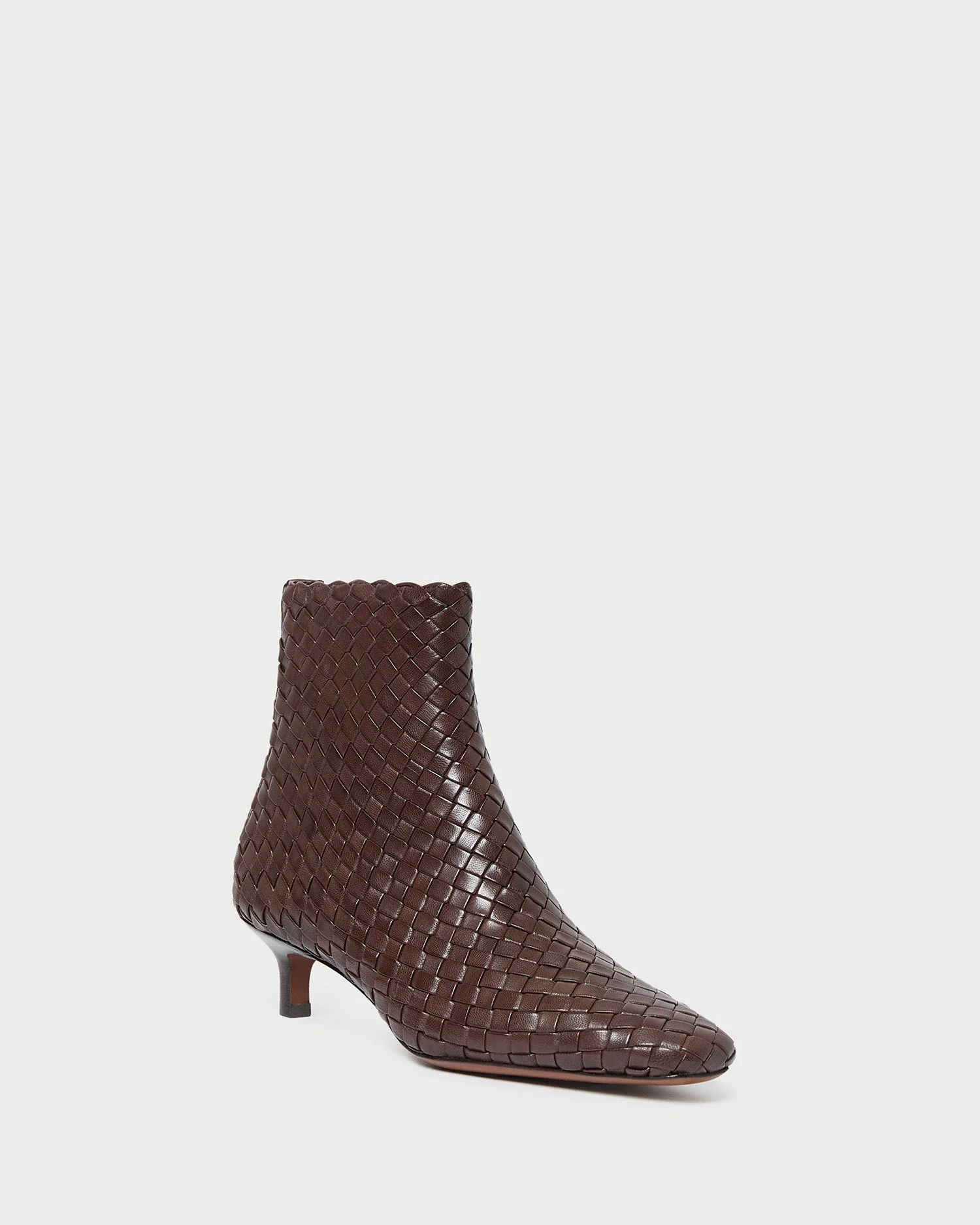 Loeffler Randall - Marcella Espresso Woven Ankle Boot - Image 3