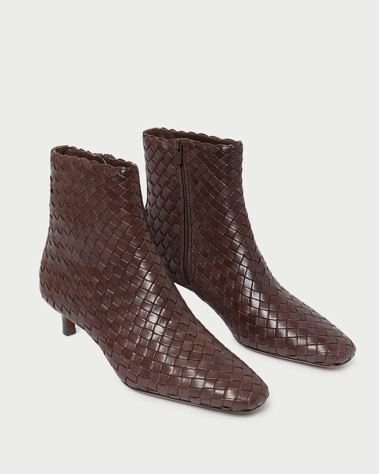 Loeffler Randall - Marcella Espresso Woven Ankle Boot - Image 4