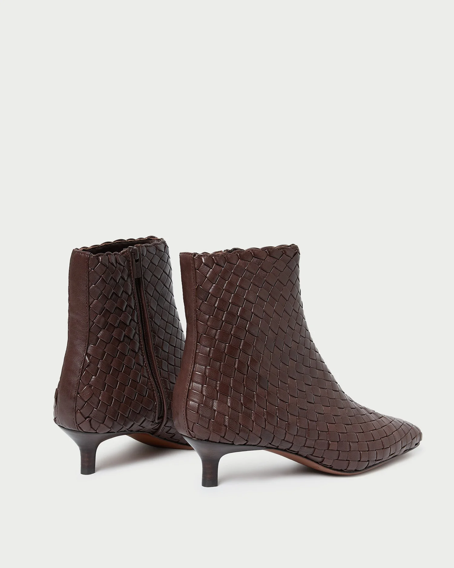 Loeffler Randall - Marcella Espresso Woven Ankle Boot - Image 5