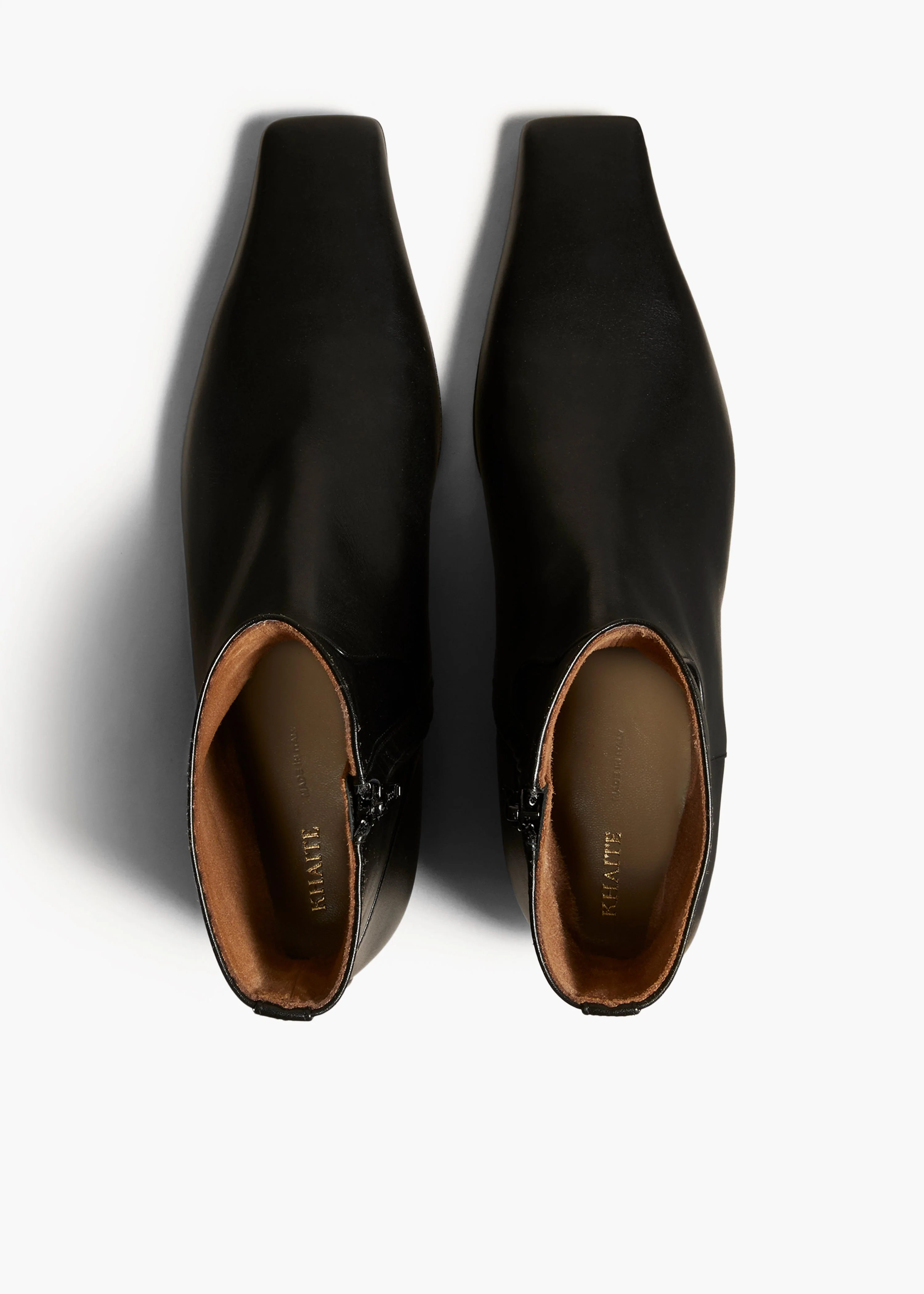 Khaite - Marfa Ankle Boot in Black Leather - Image 3