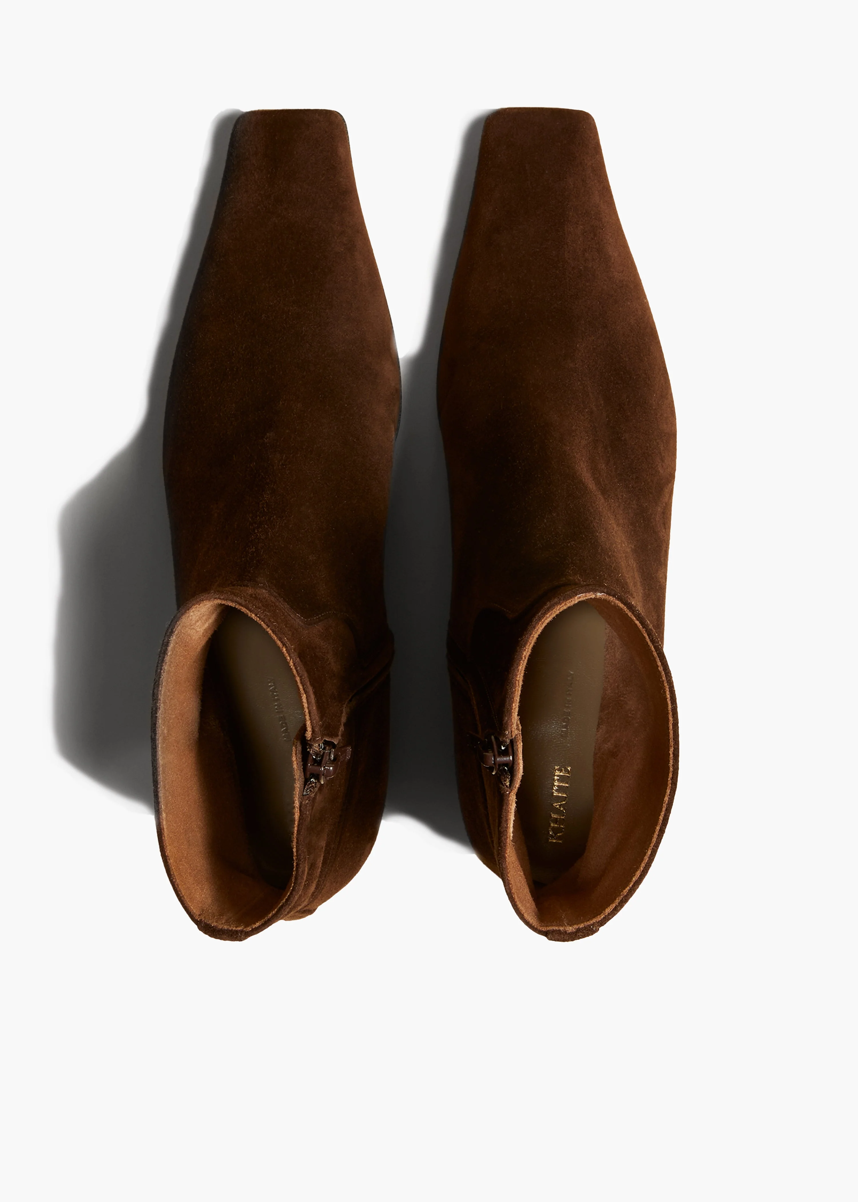 Khaite - Marfa Ankle Boot in Coffee Suede - Image 7