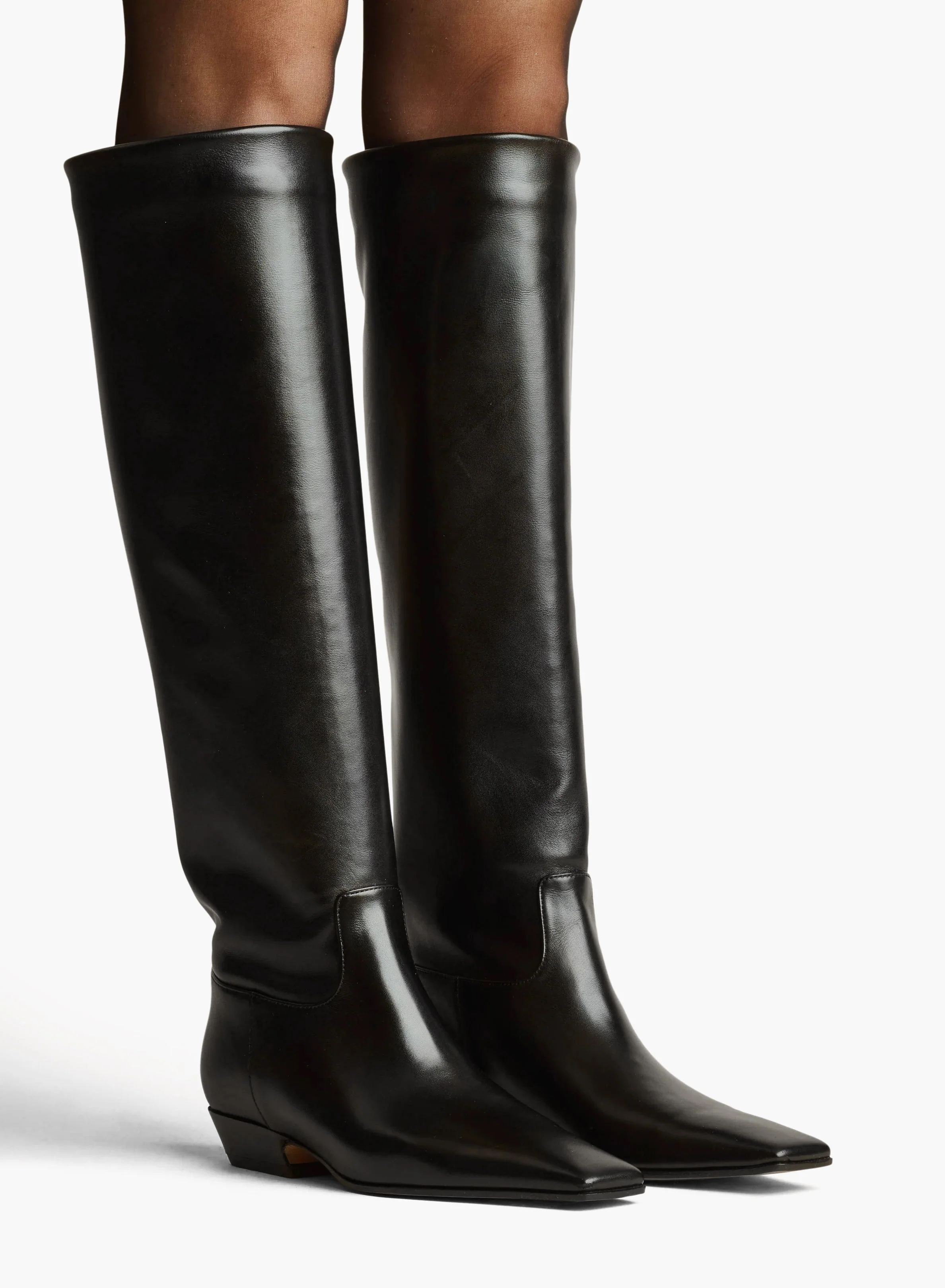 Khaite - Marfa Knee - High Boot in Black Leather - Image 5
