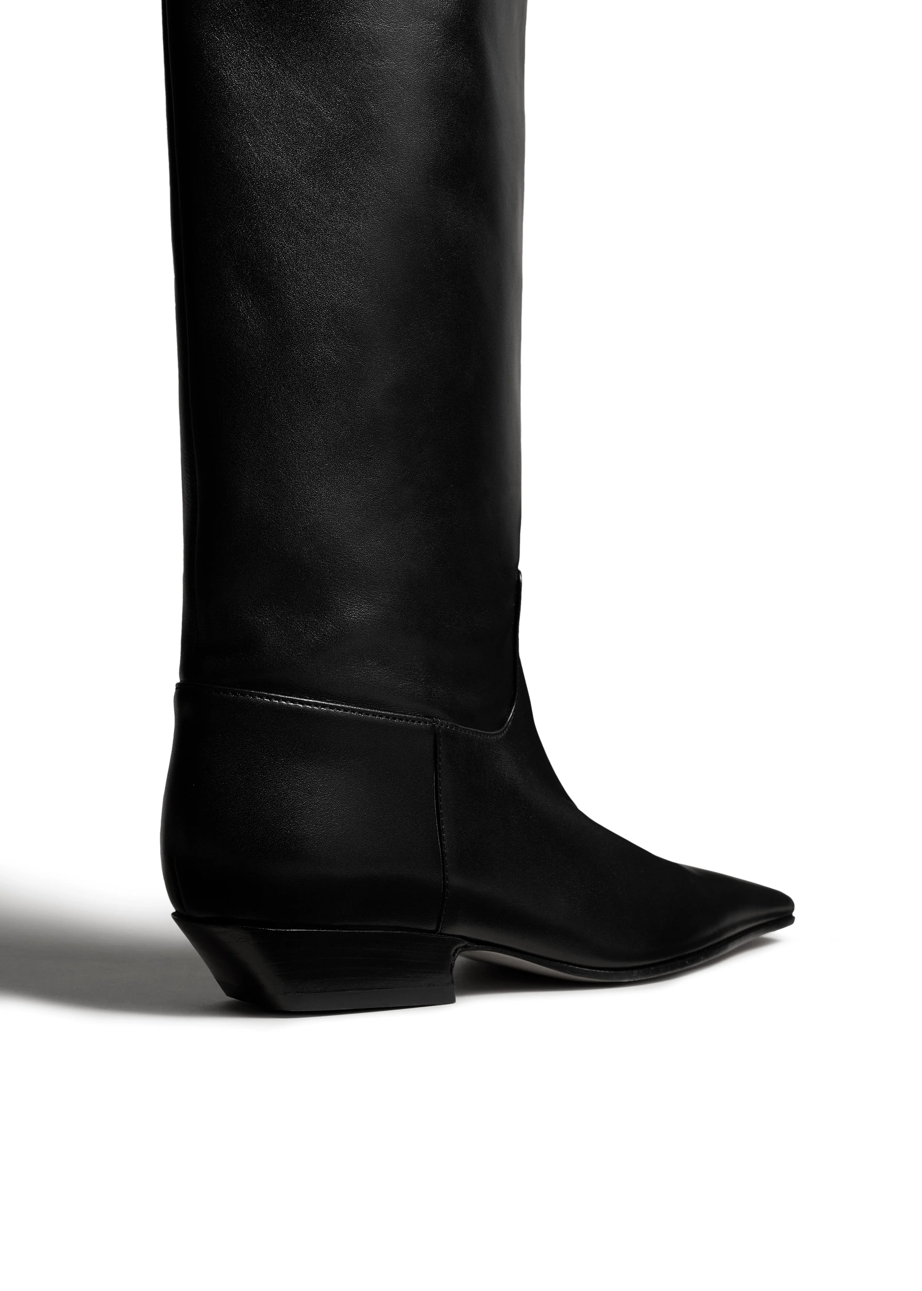 Khaite - Marfa Knee - High Boot in Black Leather - Image 9