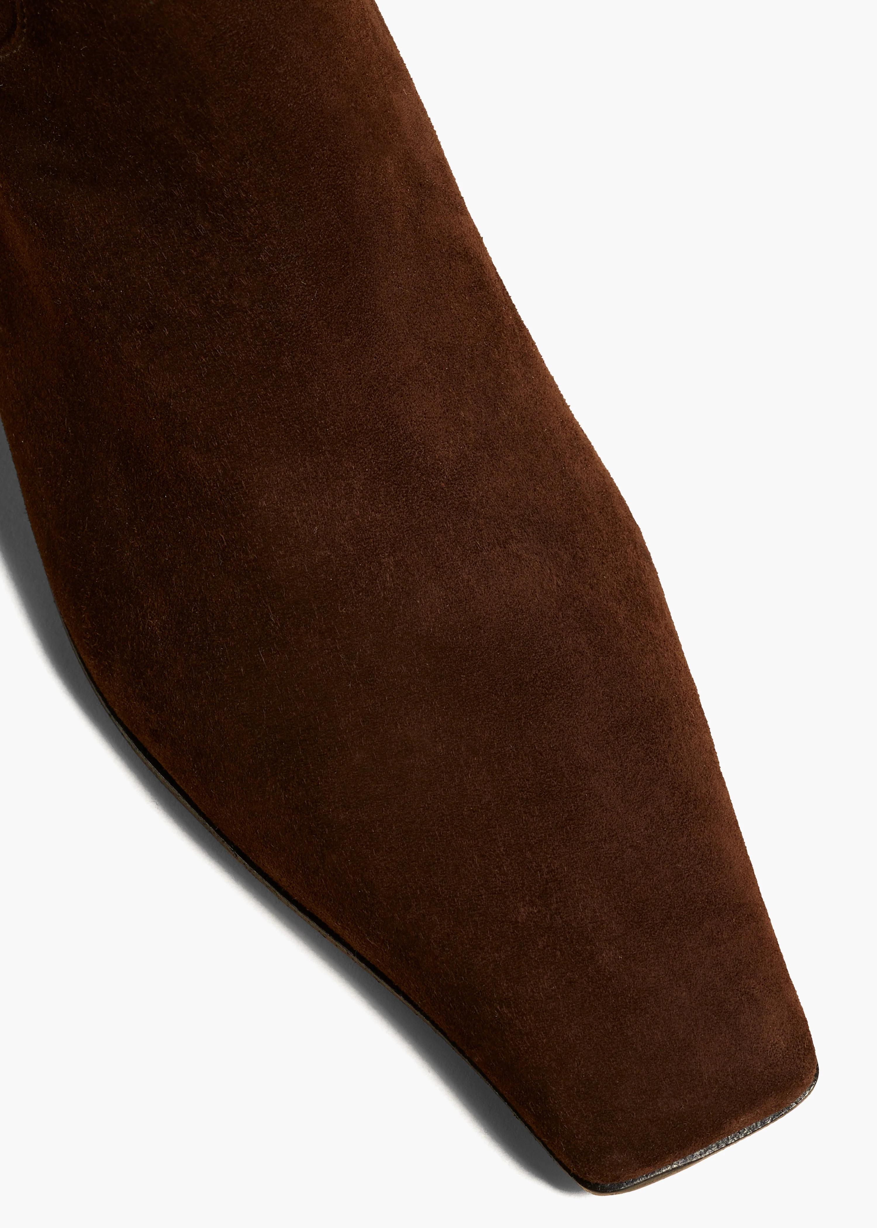 Khaite - Marfa Knee - High Boot in Coffee Suede - Image 4