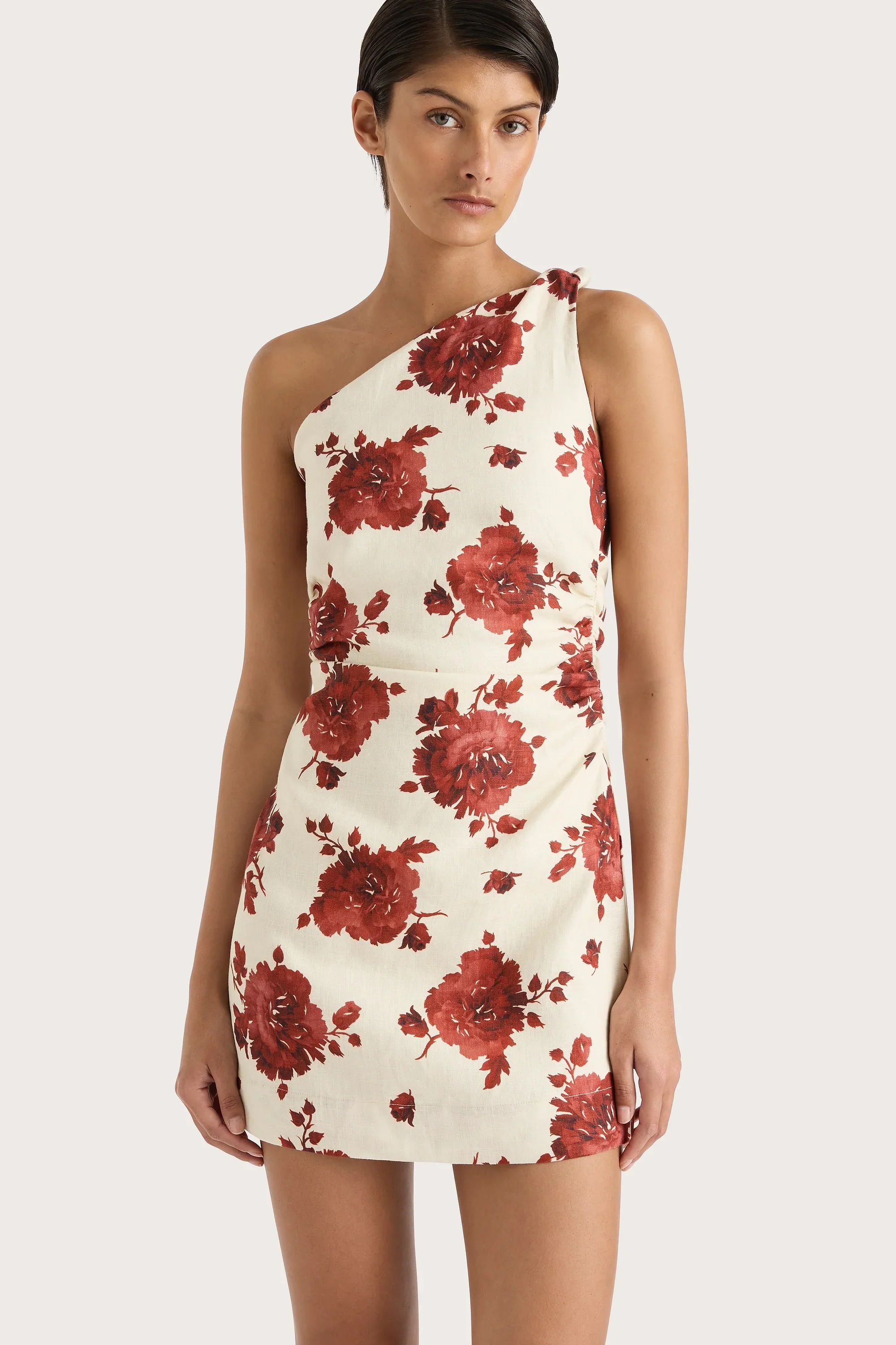 Faithfull - Marga Mini Dress Cecile Floral Garnet - Final Sale - Image 6