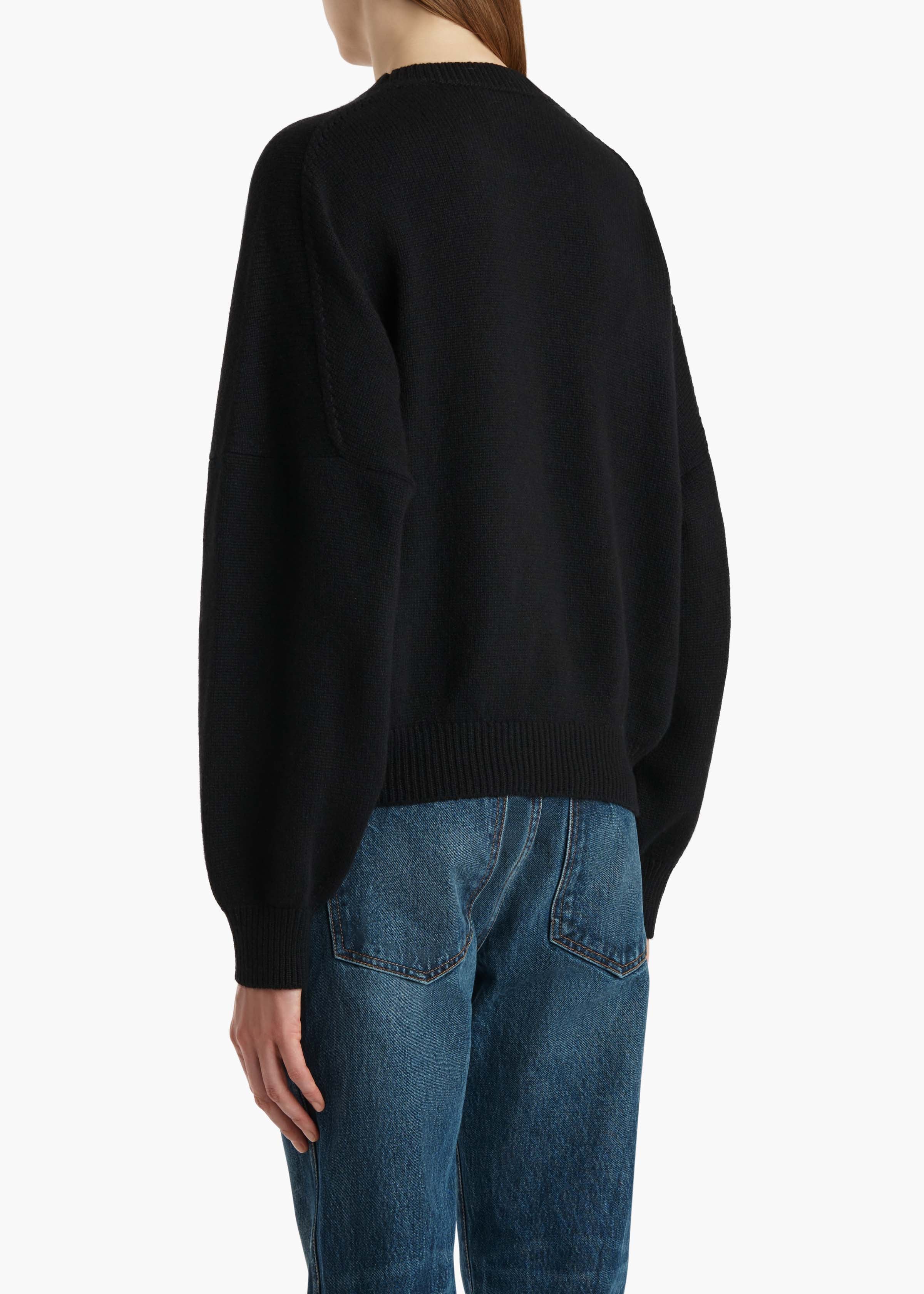 Khaite - Margaux Sweater in Black - Image 4