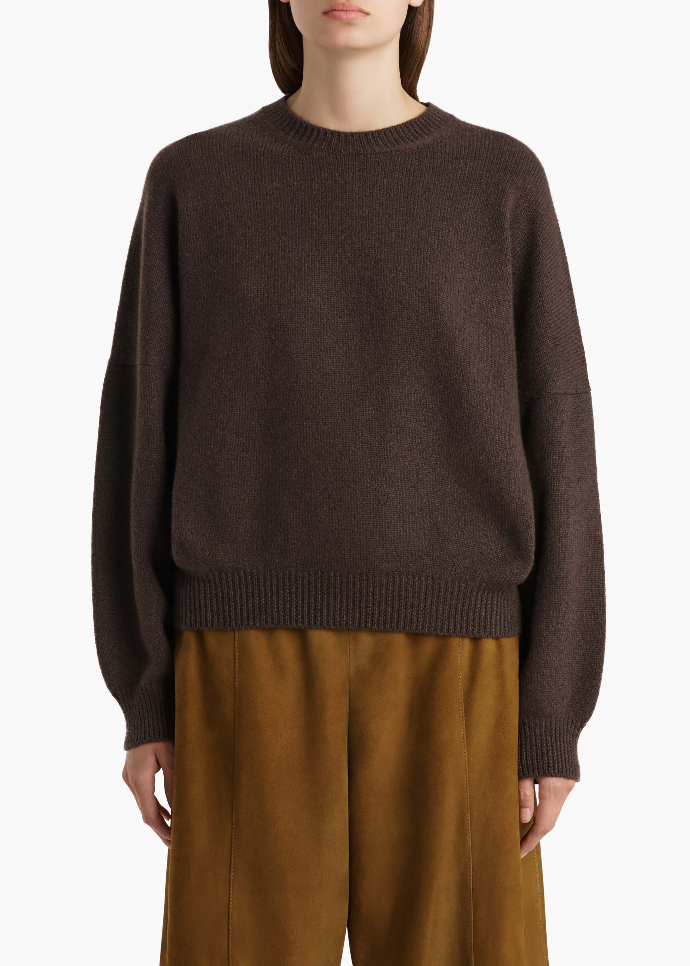 Khaite - Margaux Sweater in Coffee - Image 10