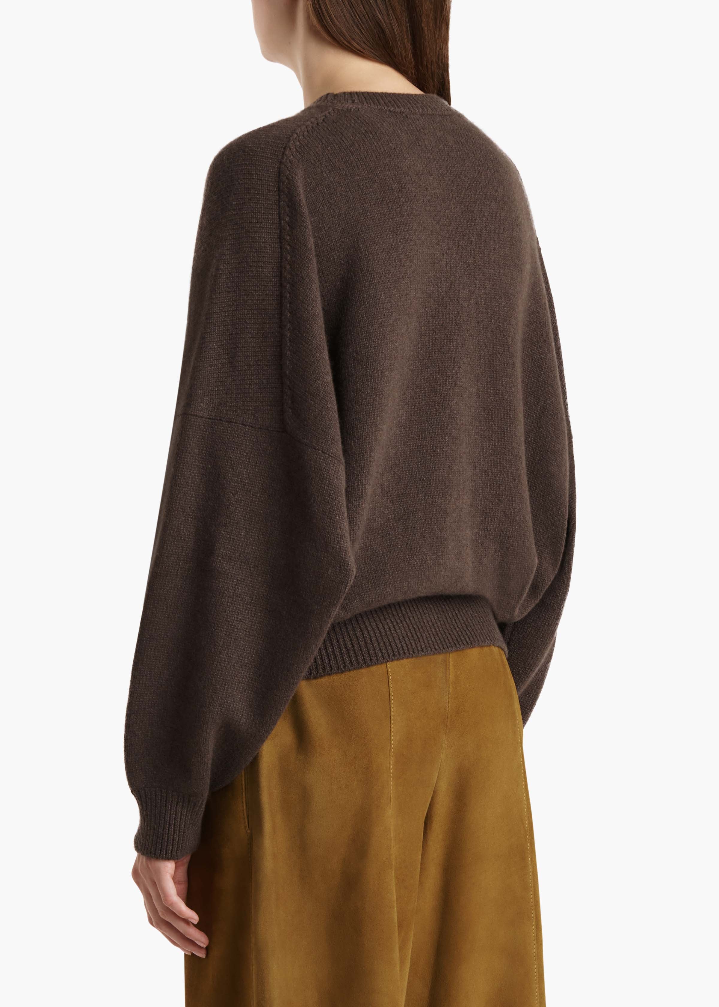 Khaite - Margaux Sweater in Coffee - Image 11