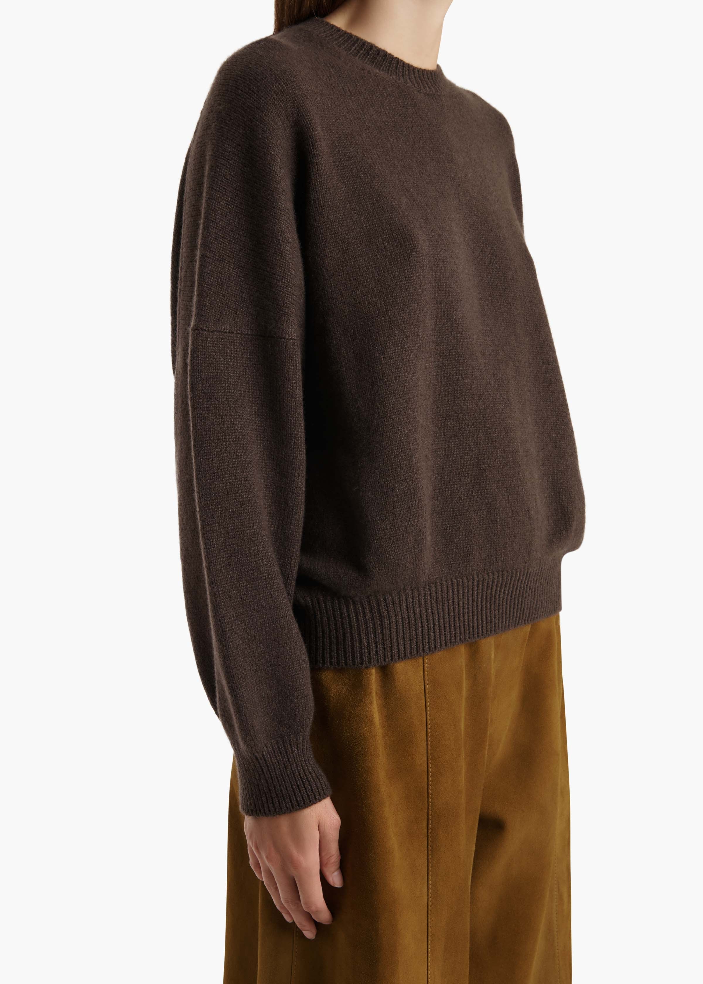 Khaite - Margaux Sweater in Coffee - Image 12