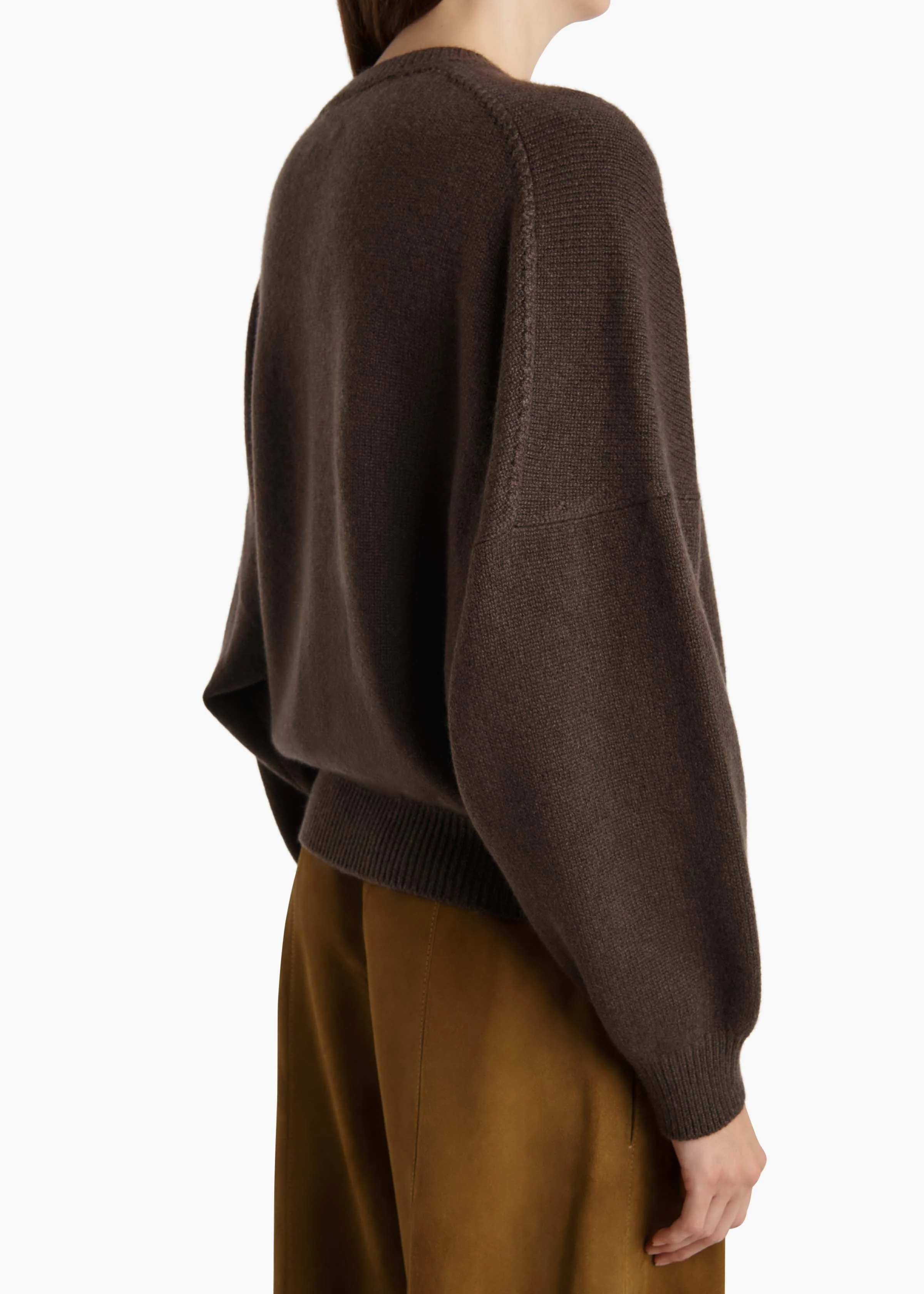 Khaite - Margaux Sweater in Coffee - Image 6