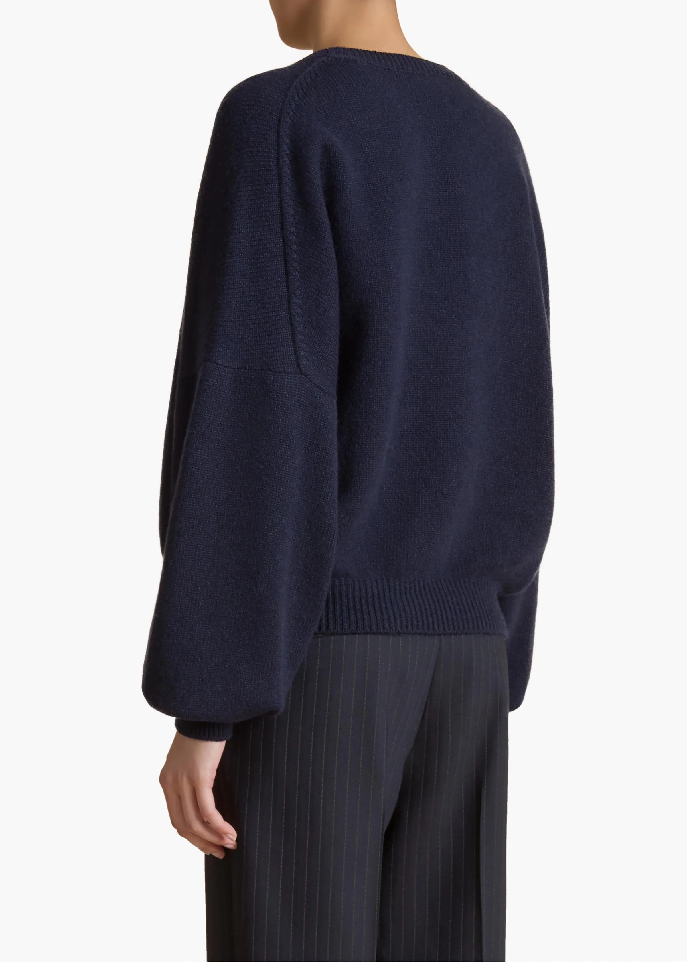 Khaite - Margaux Sweater in Midnight - Image 11