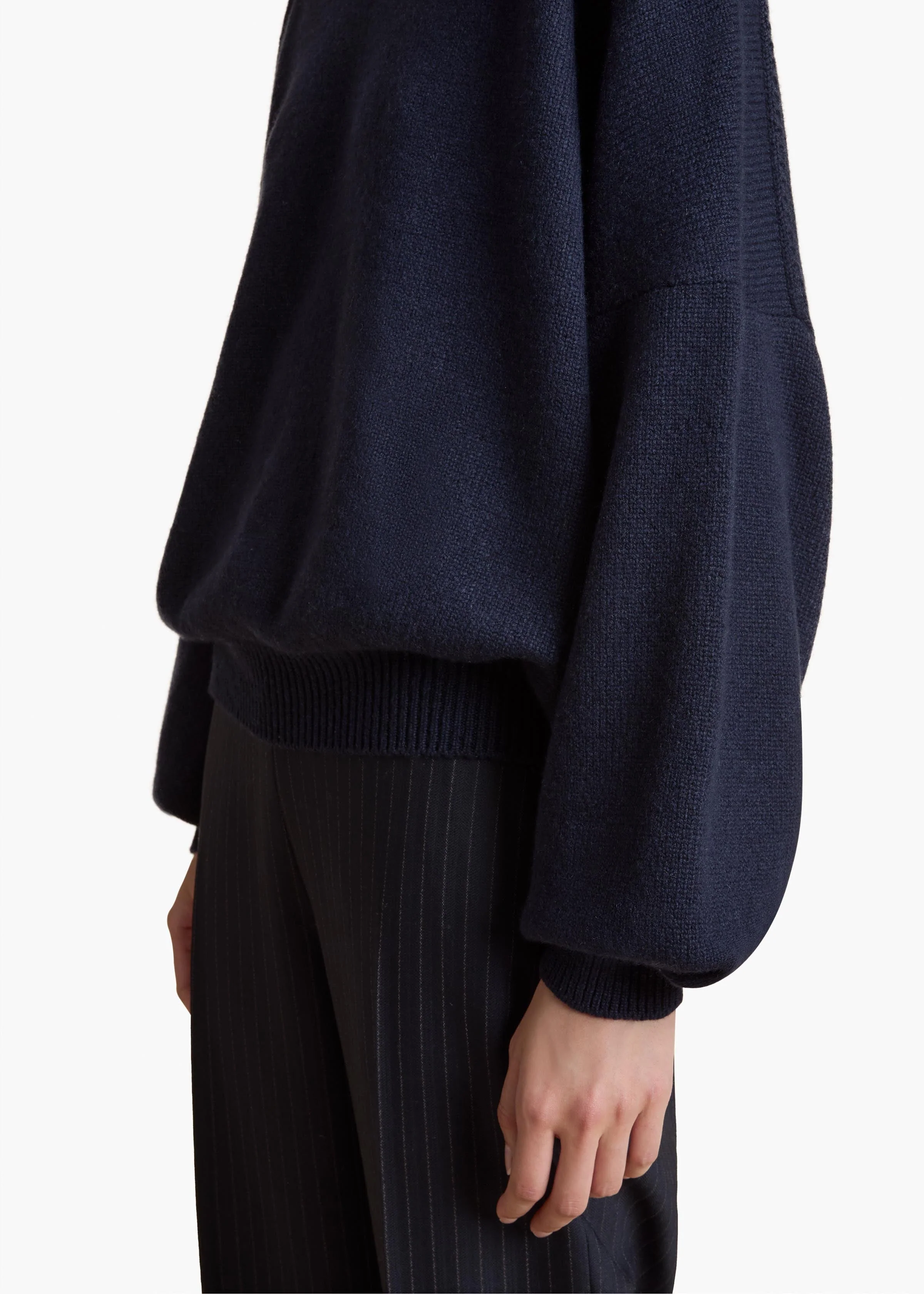 Khaite - Margaux Sweater in Midnight - Image 12