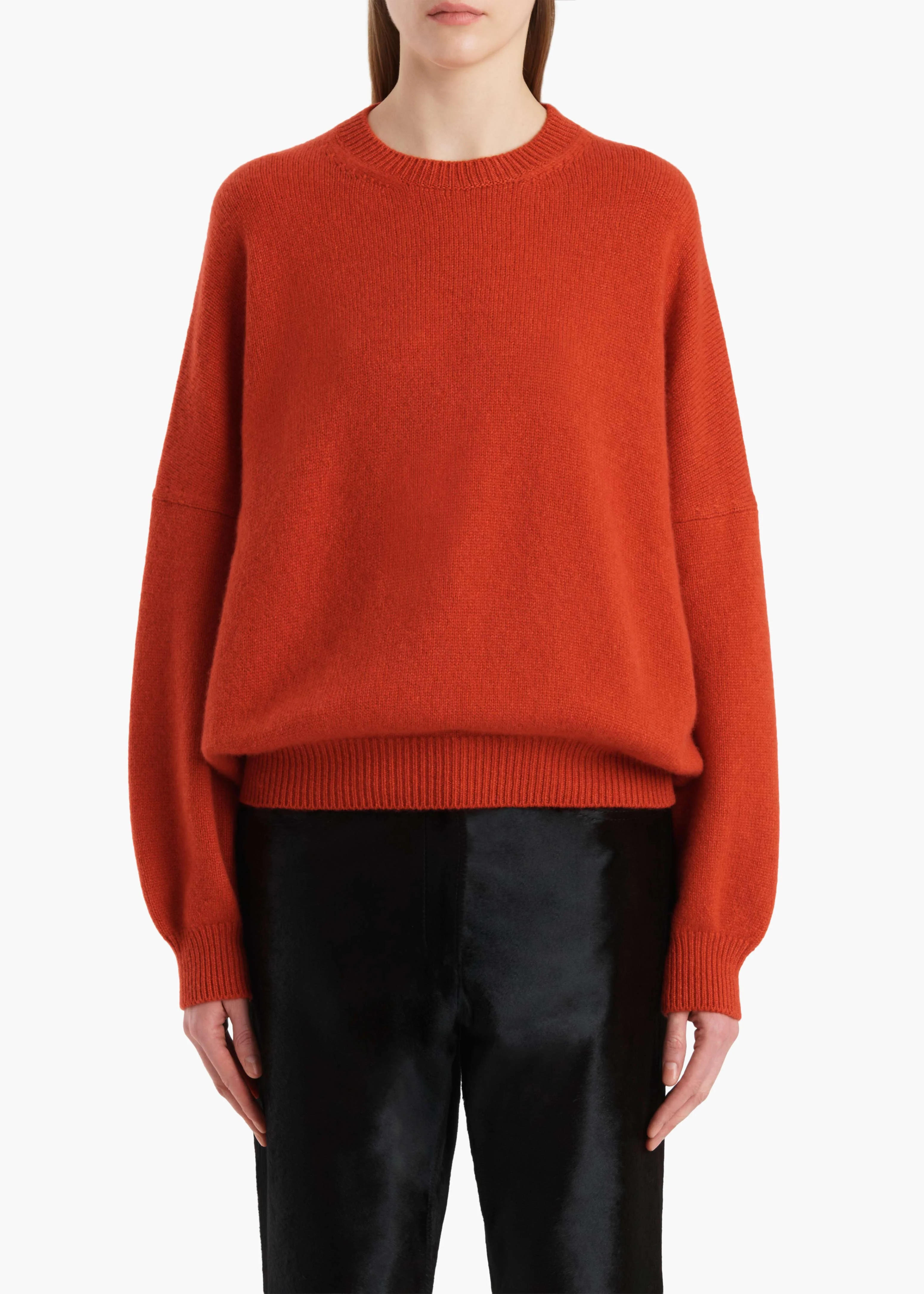 Khaite - Margaux Sweater in Persimmon - Image 5