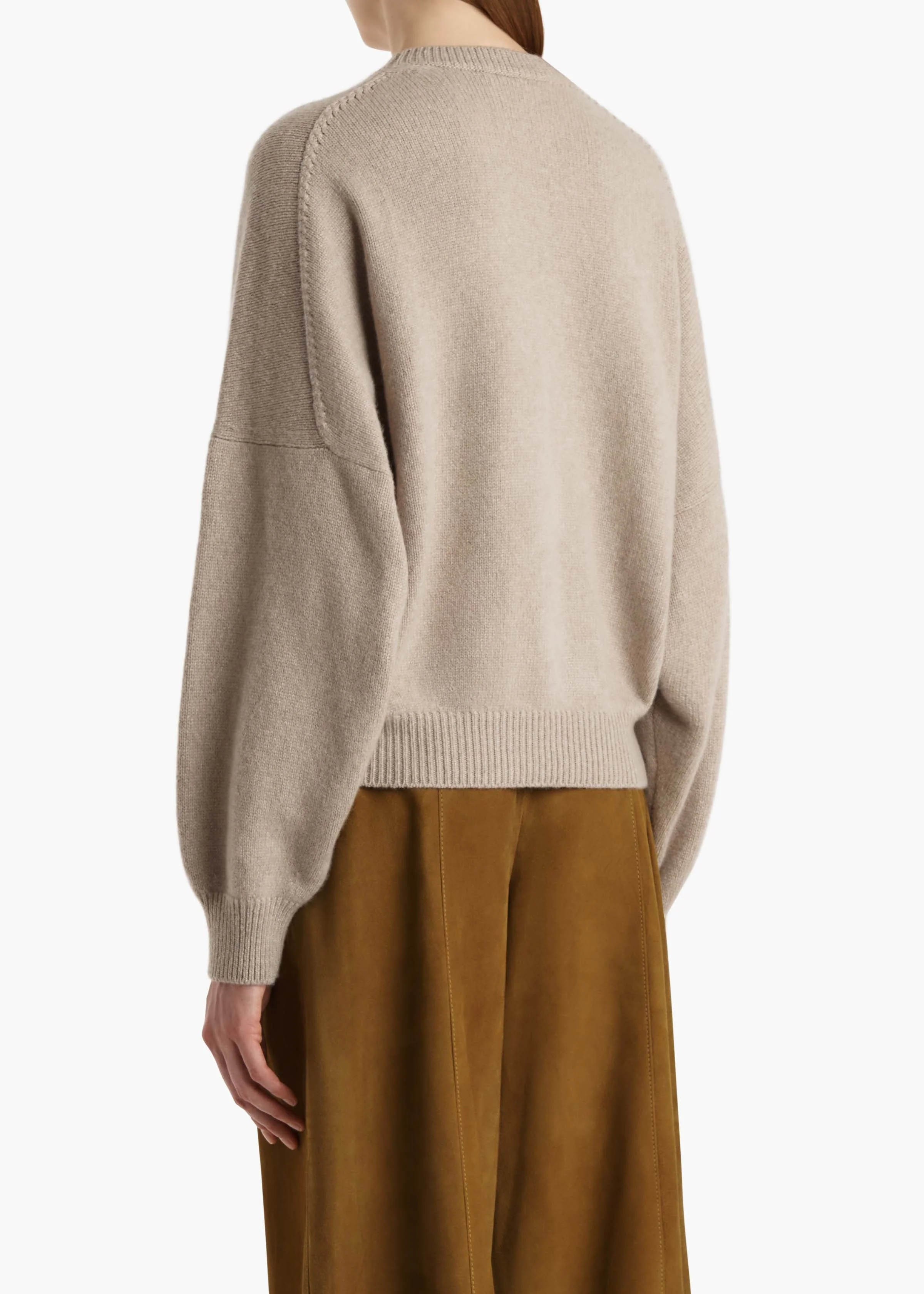 Khaite - Margaux Sweater in Putty - Image 11