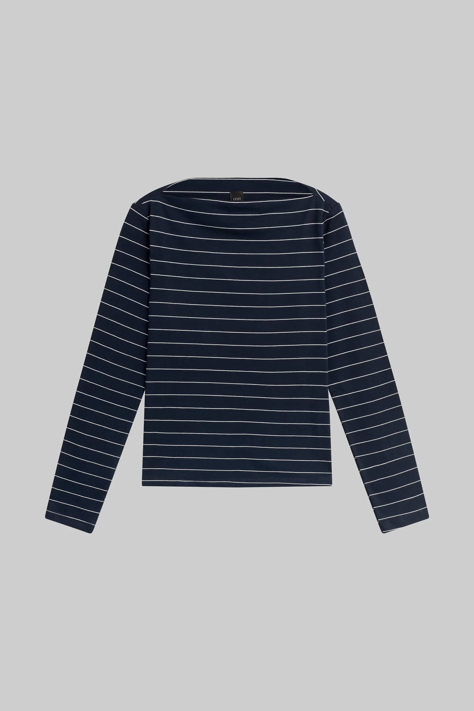 Leset - Margo Stripe Long Sleeve Boatneck - Image 2