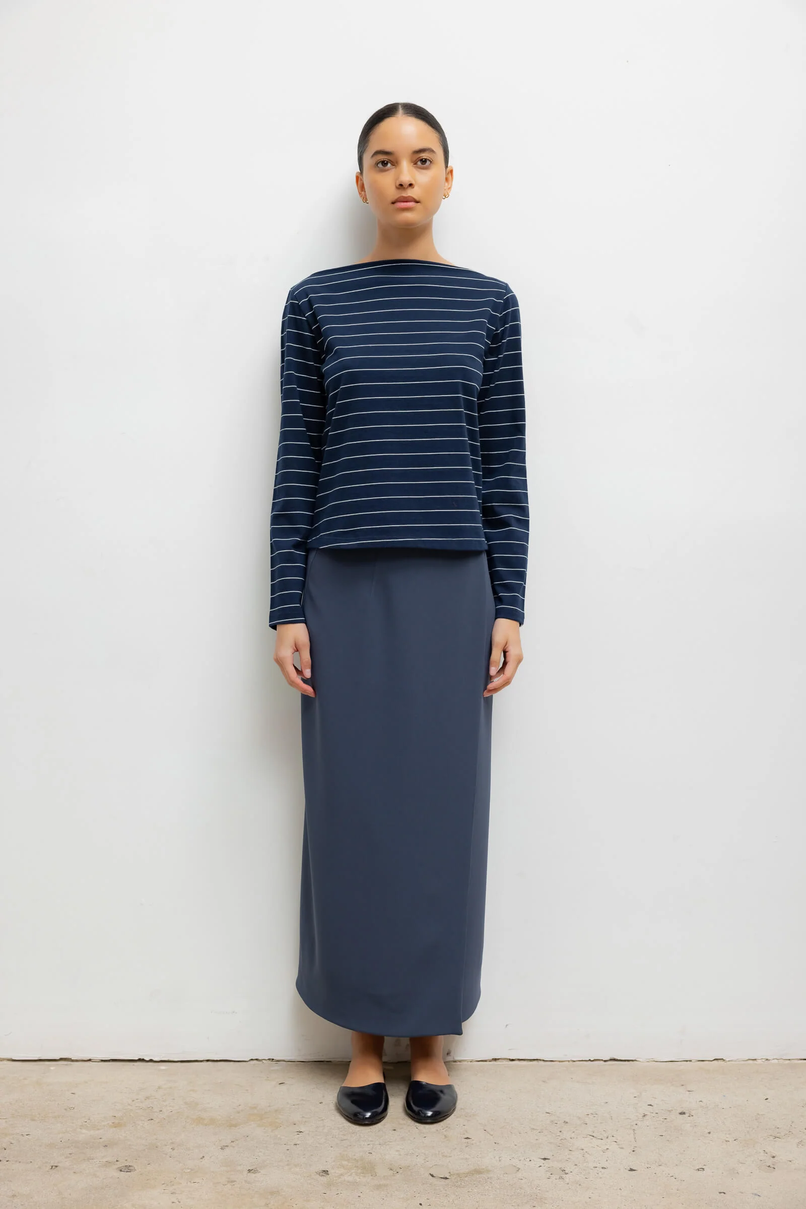 Leset - Margo Stripe Long Sleeve Boatneck - Image 3