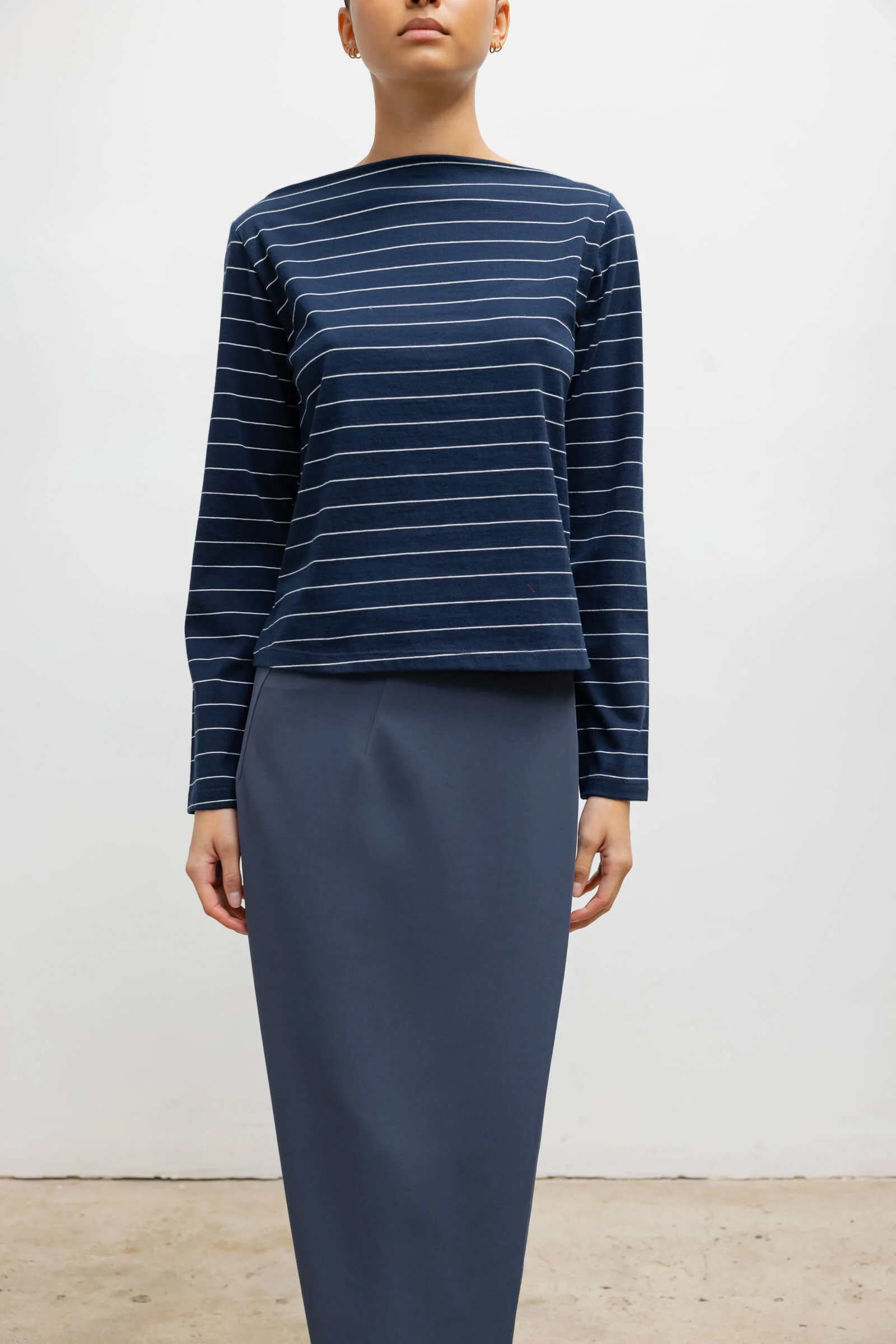Leset - Margo Stripe Long Sleeve Boatneck - Image 5