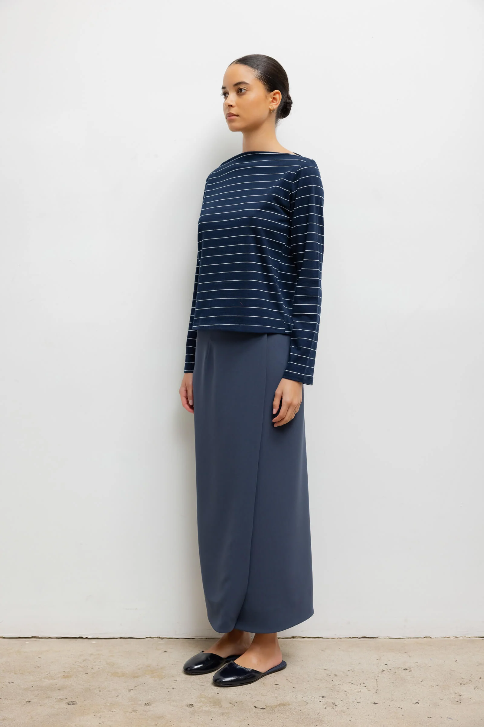 Leset - Margo Stripe Long Sleeve Boatneck - Image 6