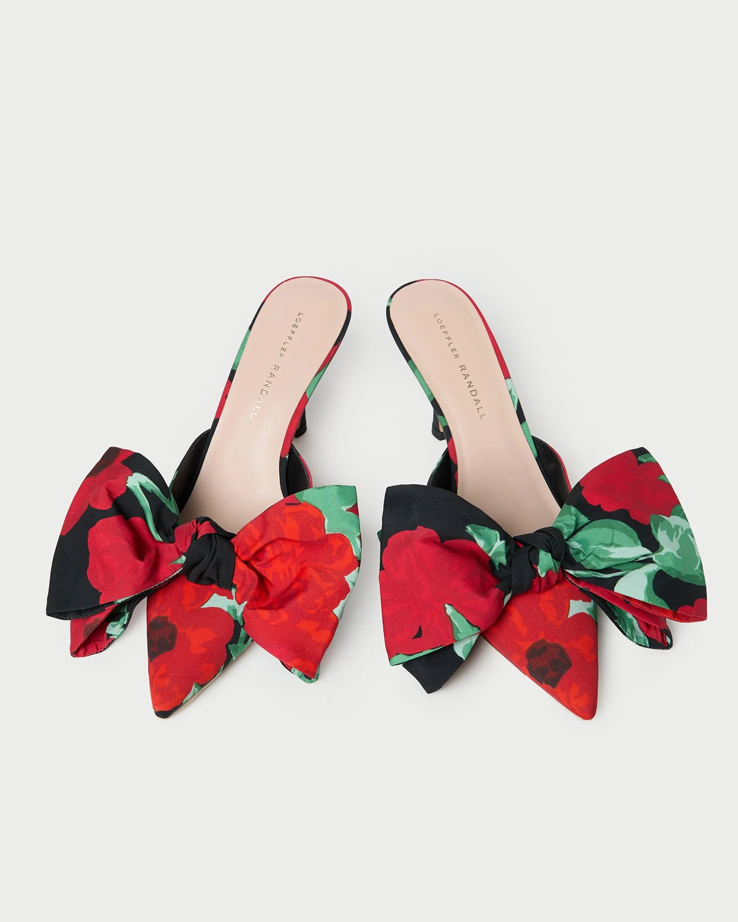 Loeffler Randall - Margot Black Floral Bow Mule - Image 3