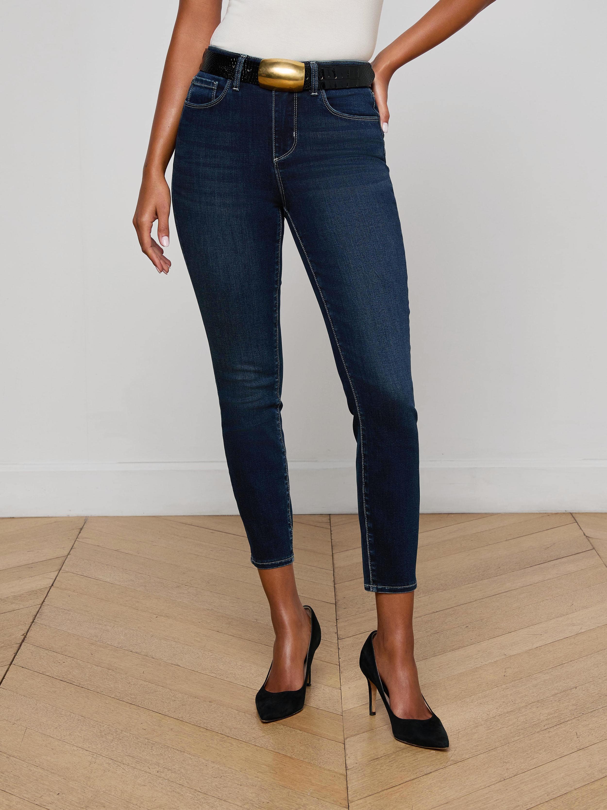 L'AGENCE - Margot Cropped Skinny Jean - Image 2